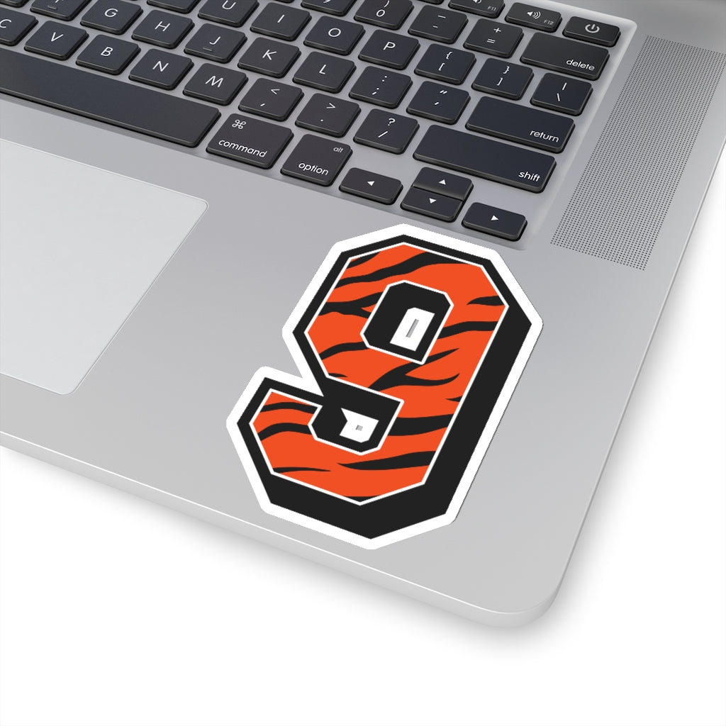 Burrow Striped #9 - Sticker