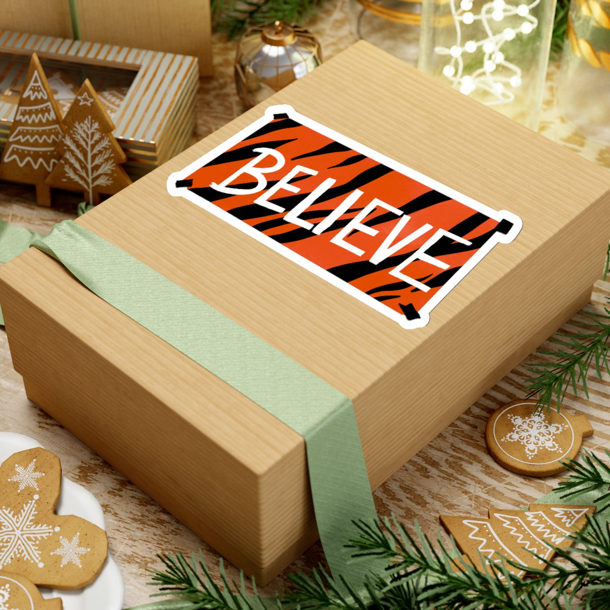 BELIEVE (Tiger Stripes) - Sticker