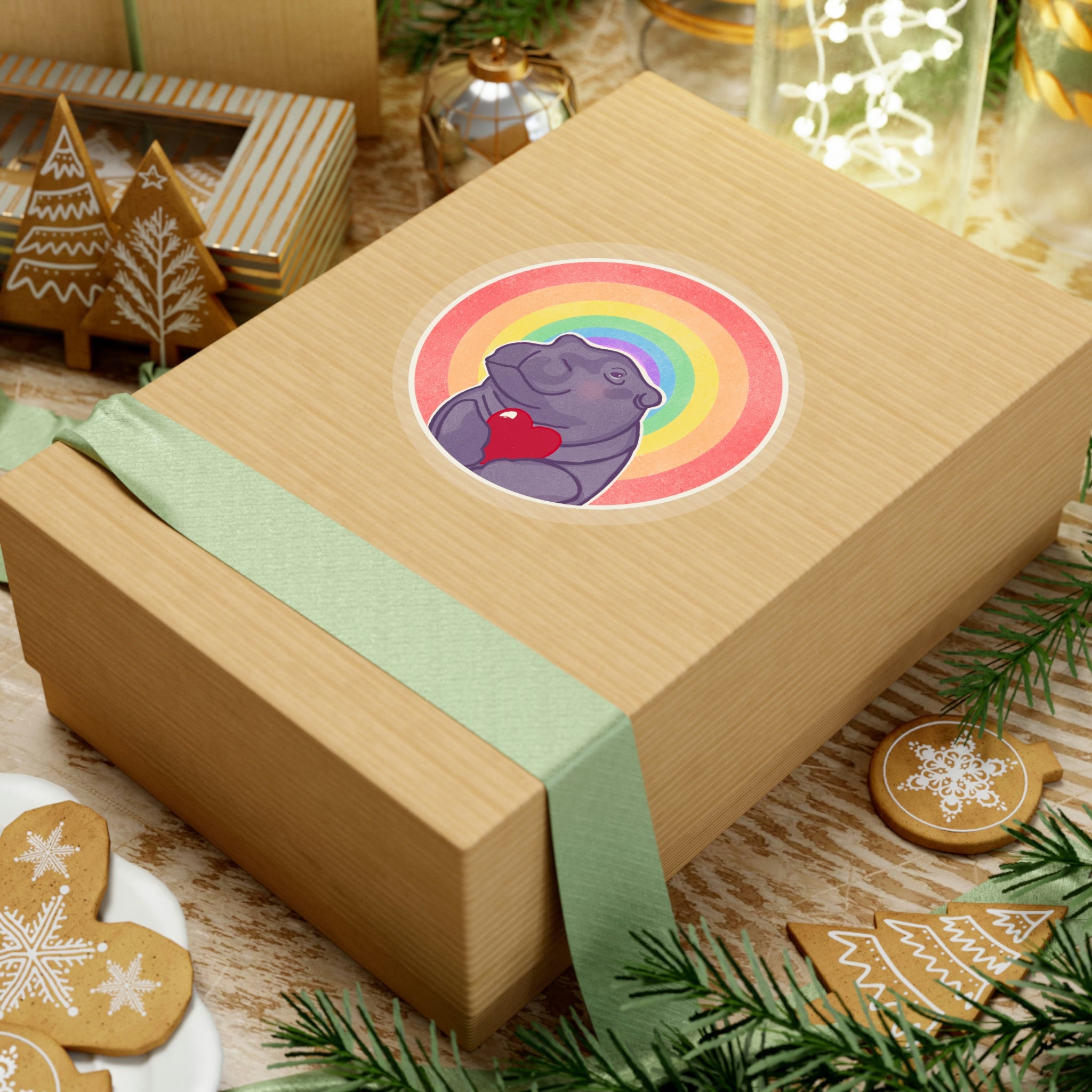 I Heart Fiona The Hippo - Sticker