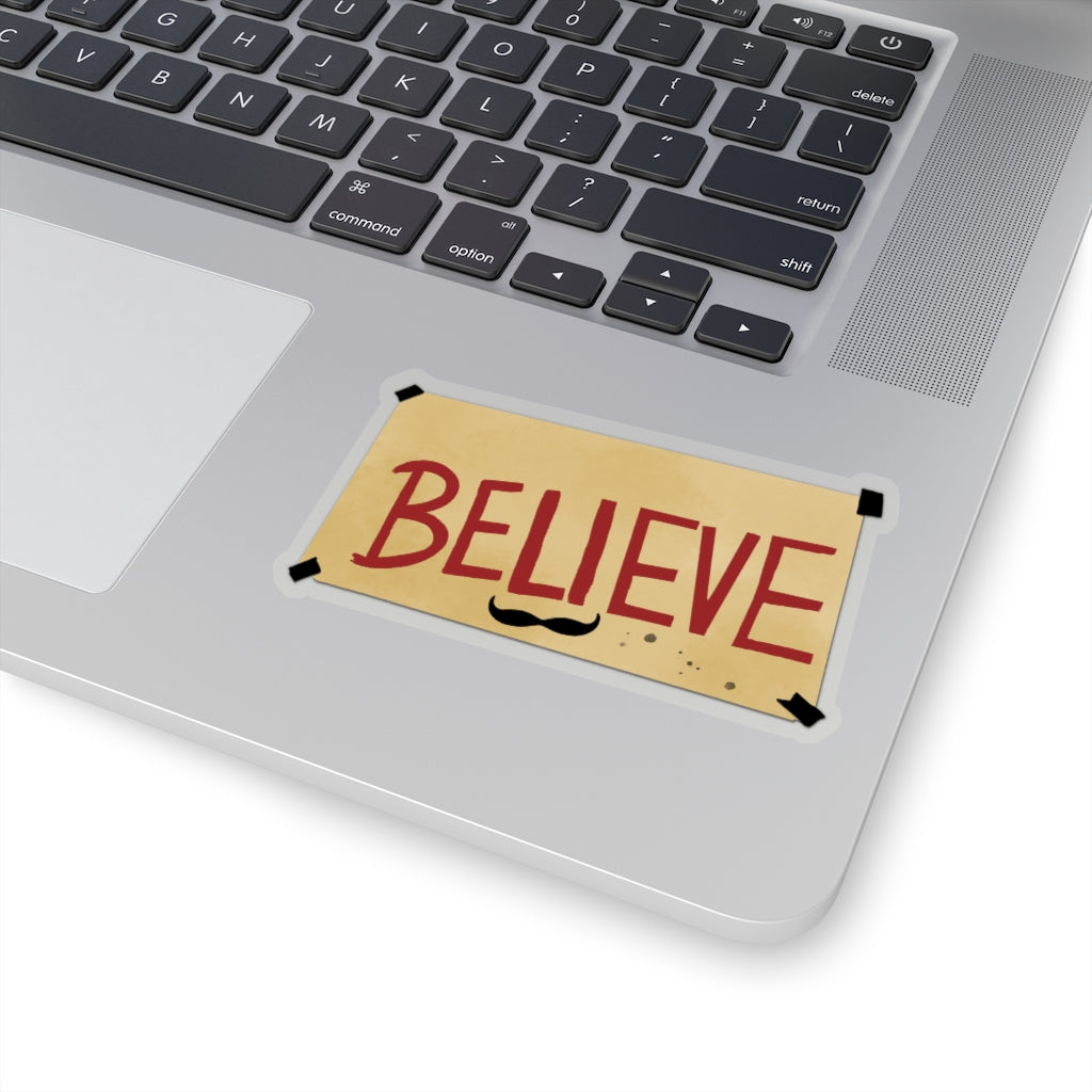 BELIEVE (Red Lasso) - Sticker