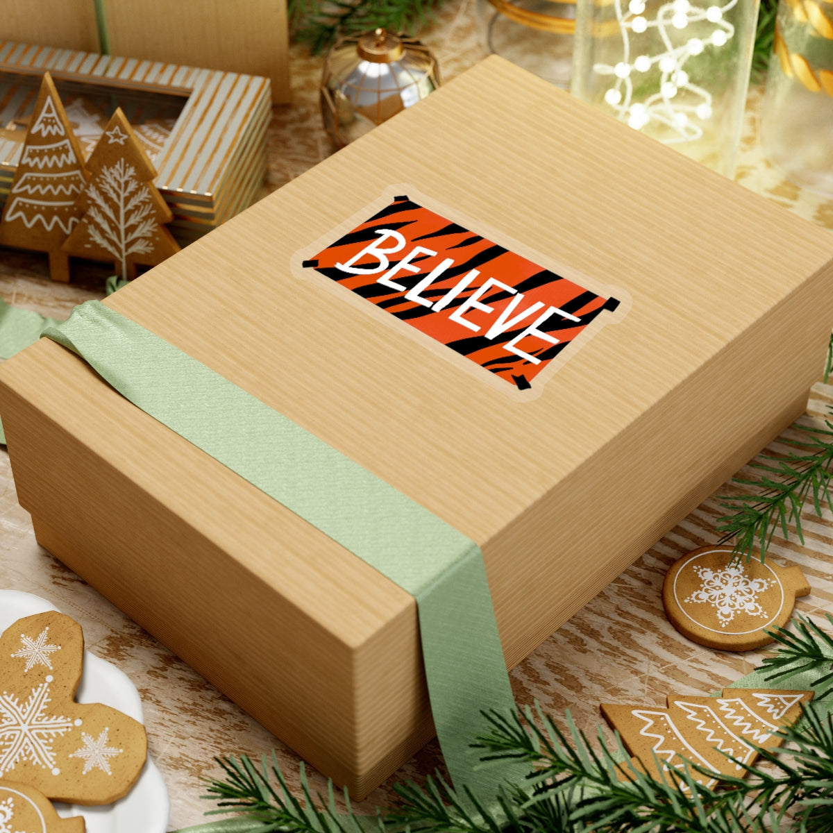 BELIEVE (Tiger Stripes) - Sticker