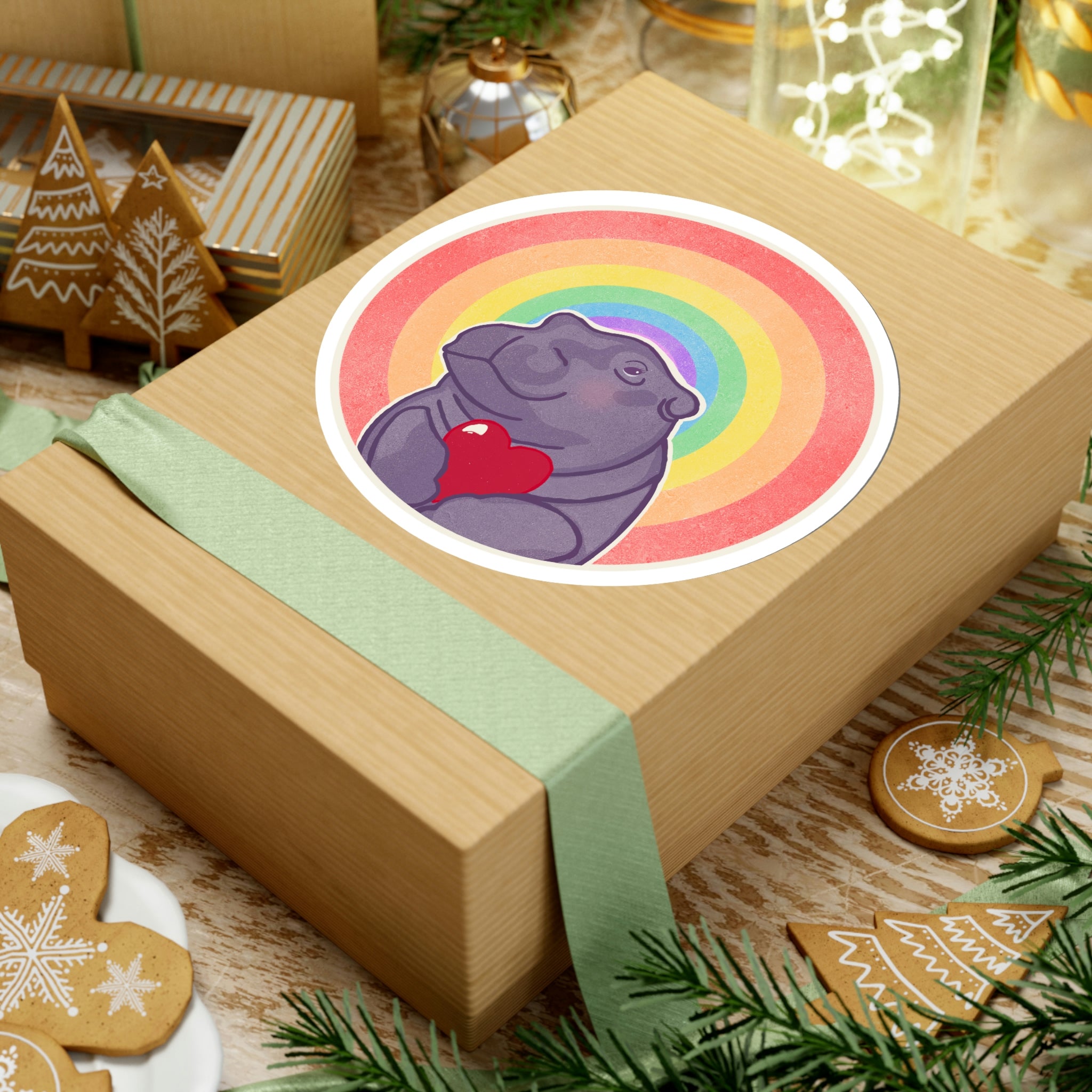 I Heart Fiona The Hippo - Sticker