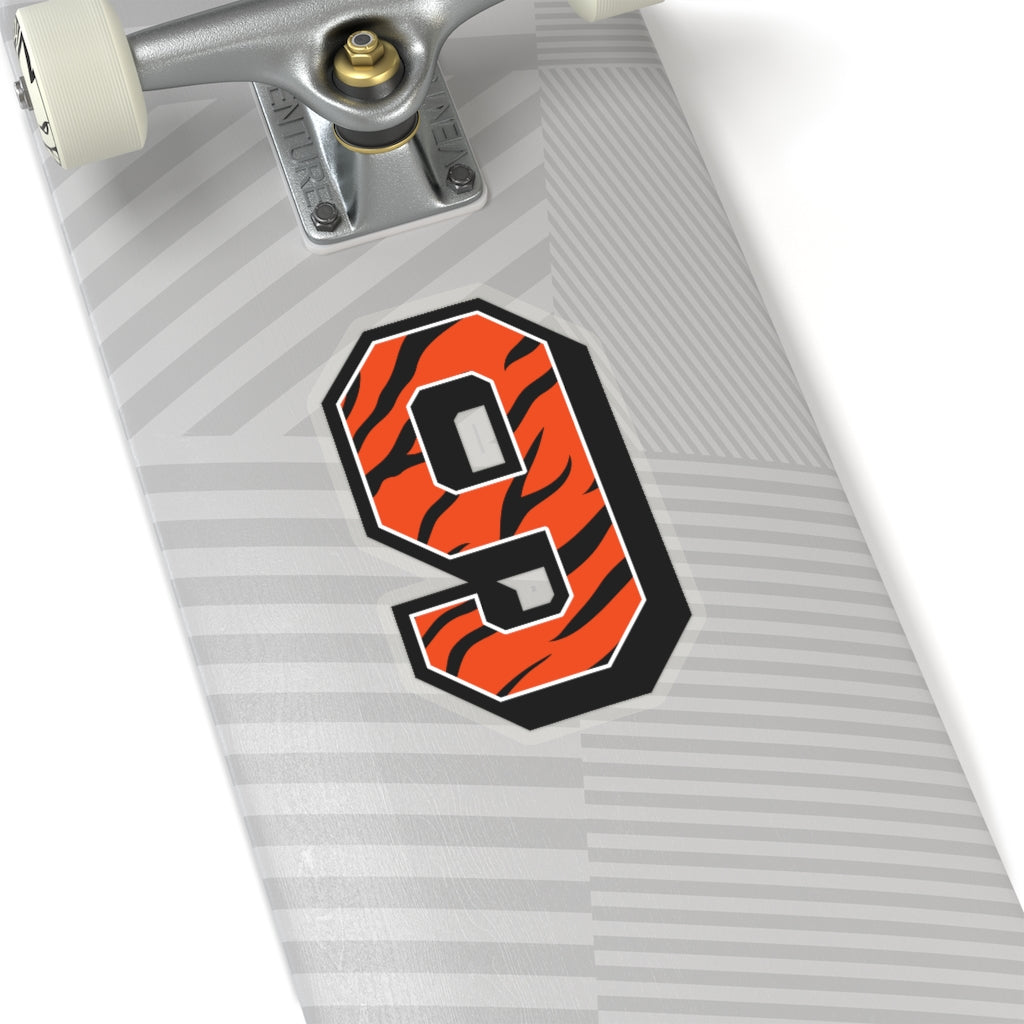 Burrow Striped #9 - Sticker