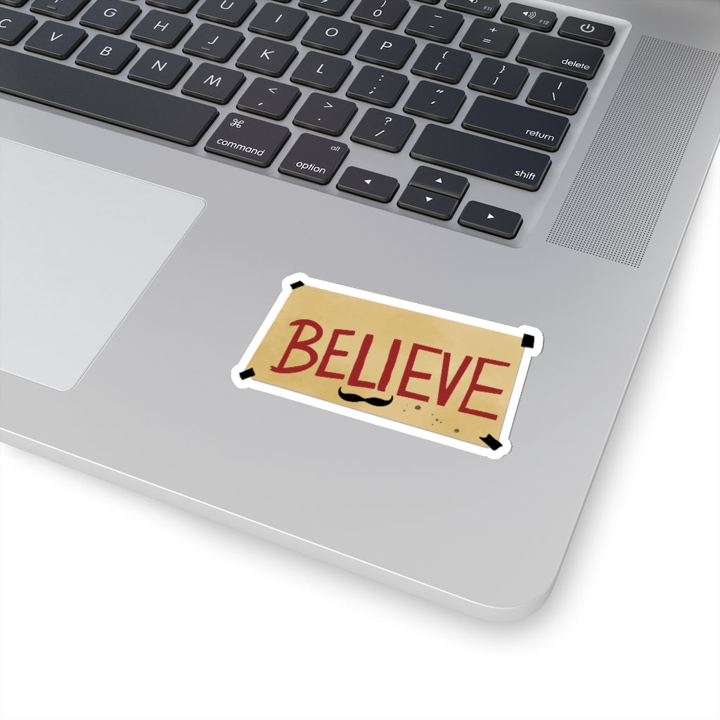 BELIEVE (Red Lasso) - Sticker