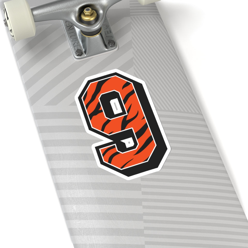 Burrow Striped #9 - Sticker