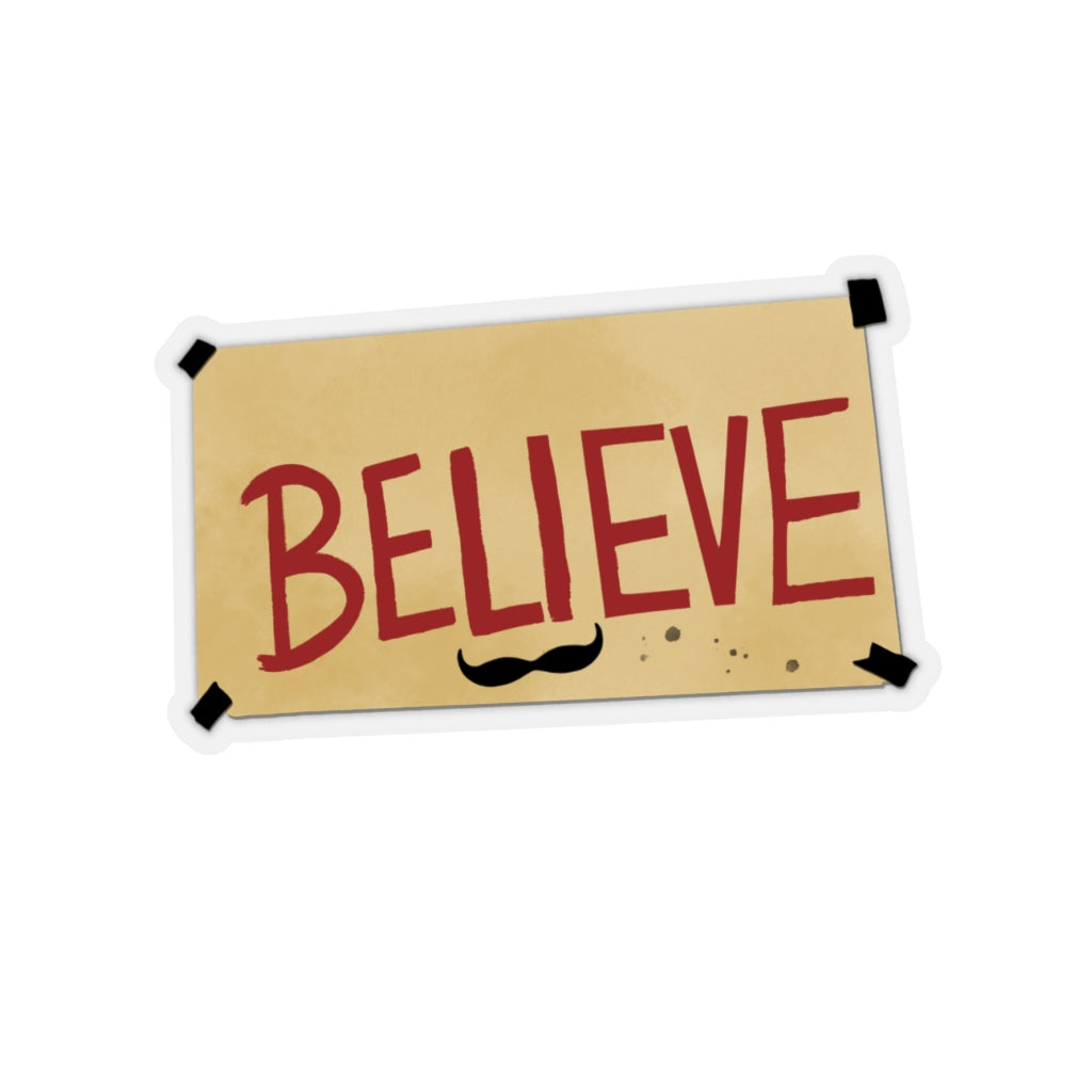 BELIEVE (Red Lasso) - Sticker
