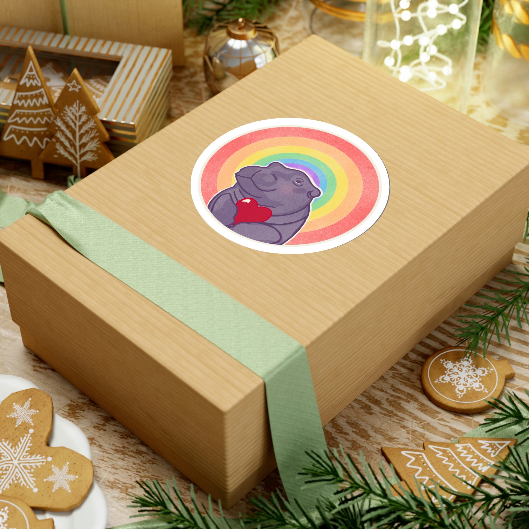 I Heart Fiona The Hippo - Sticker