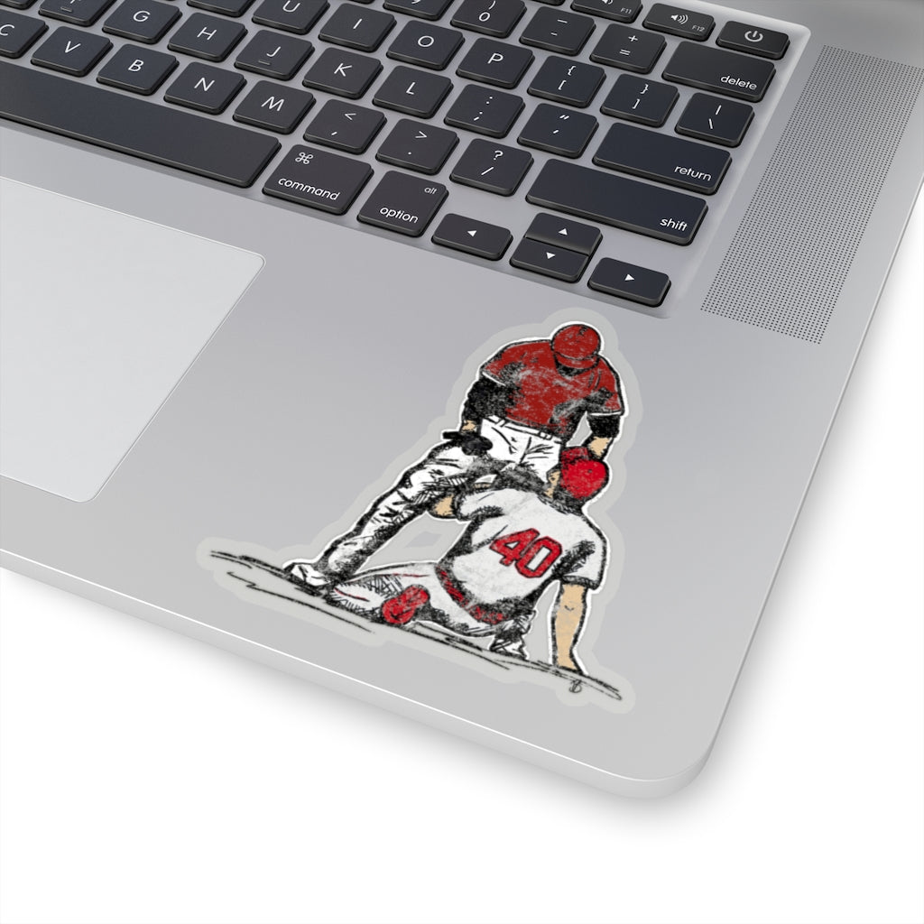 BDN OWNS THE CARDINALS - STICKER