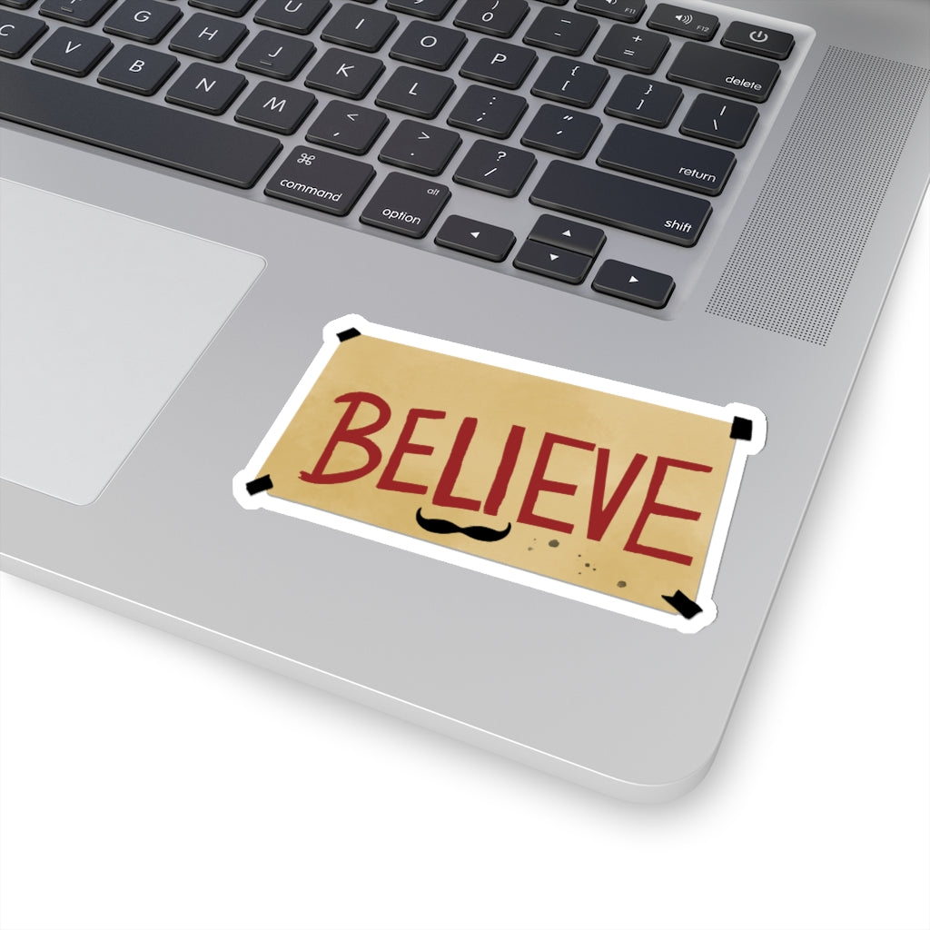 BELIEVE (Red Lasso) - Sticker