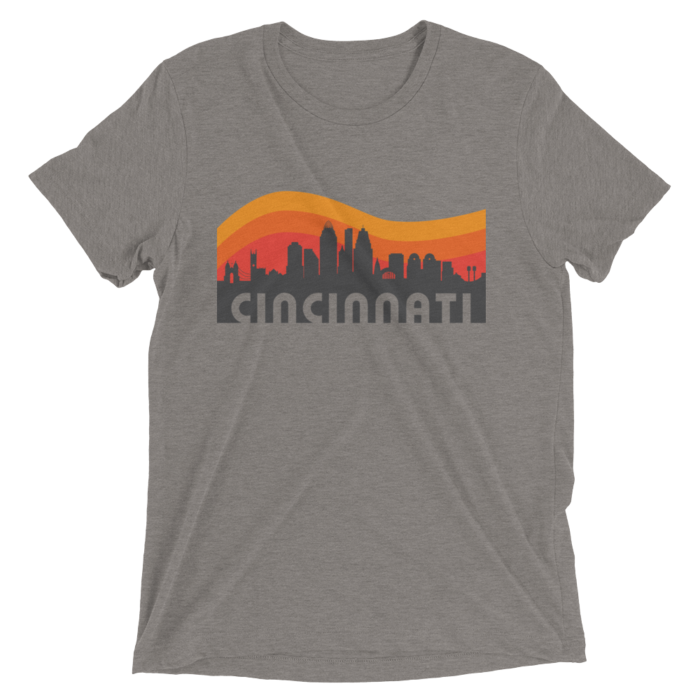 Retro Cincinnati Skyline