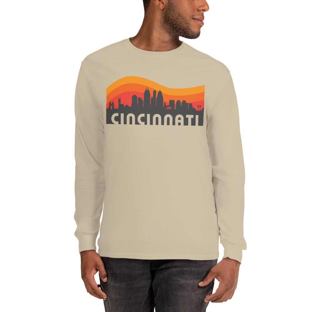 Retro Cincinnati Long Sleeve T-Shirt