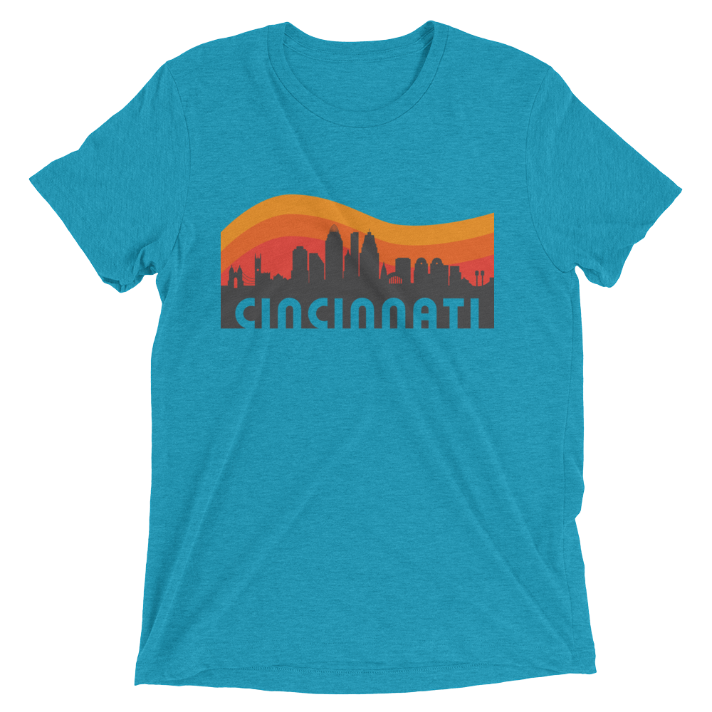 Retro Cincinnati Skyline