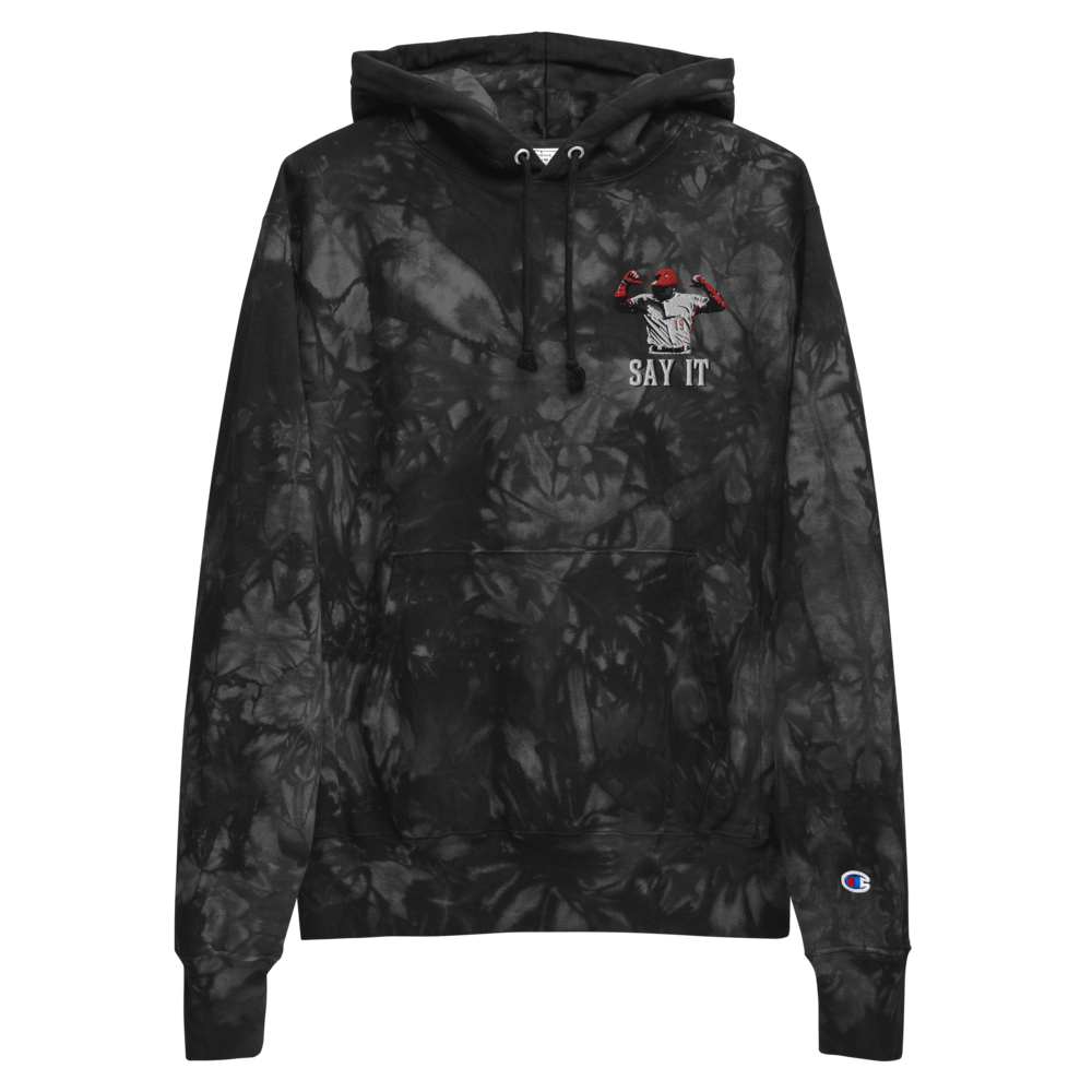 SAY IT Unisex Champion tie-dye hoodie