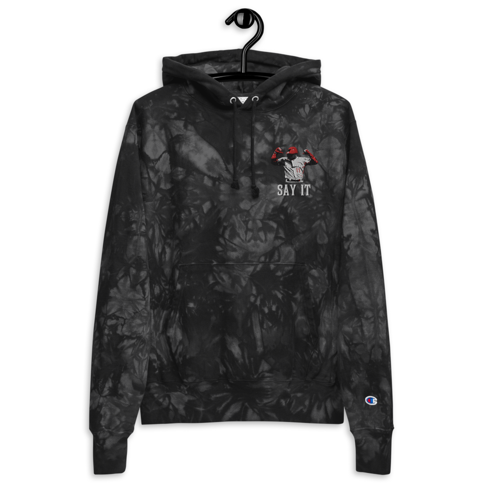 SAY IT Unisex Champion tie-dye hoodie