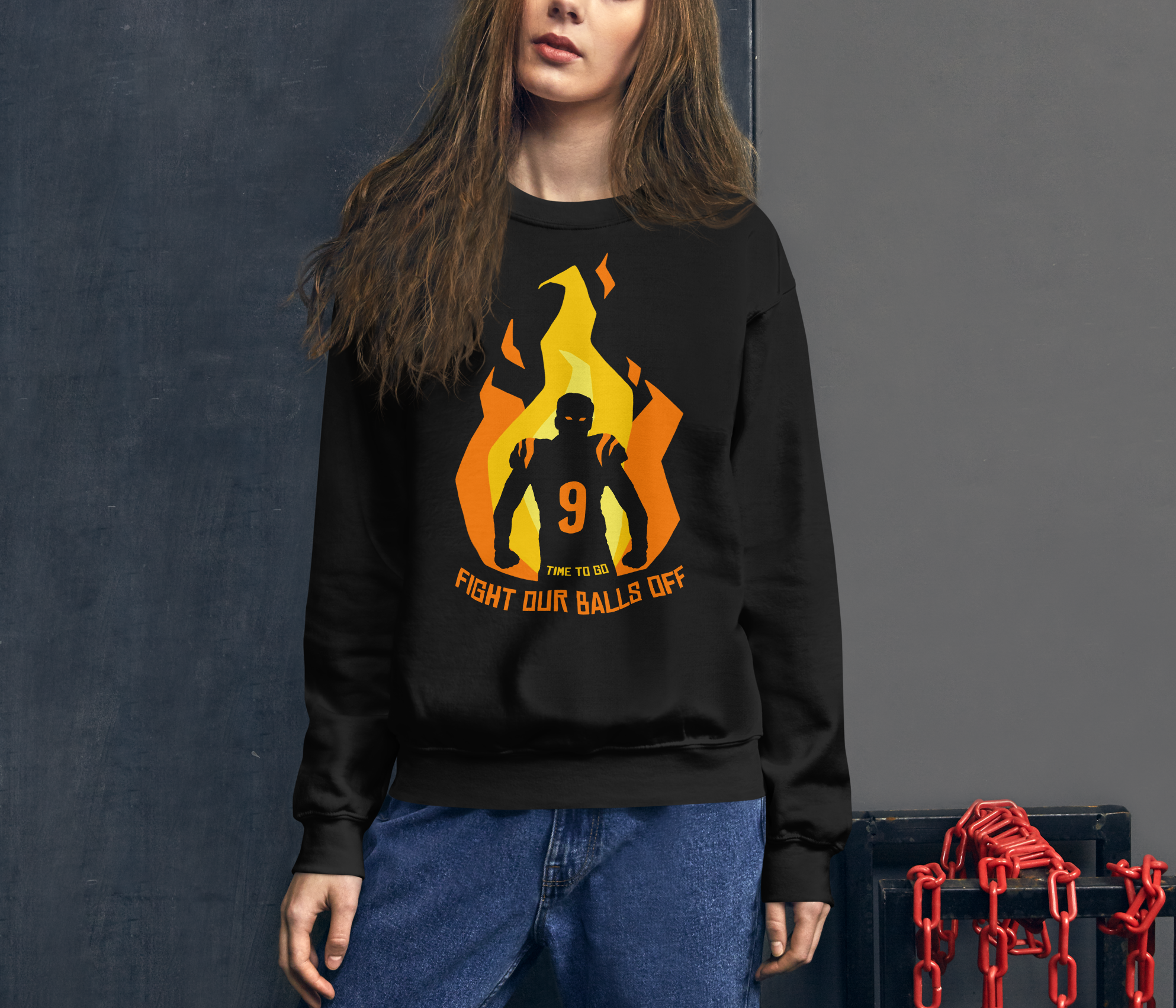 Fight Our Balls Off Sweatshirt