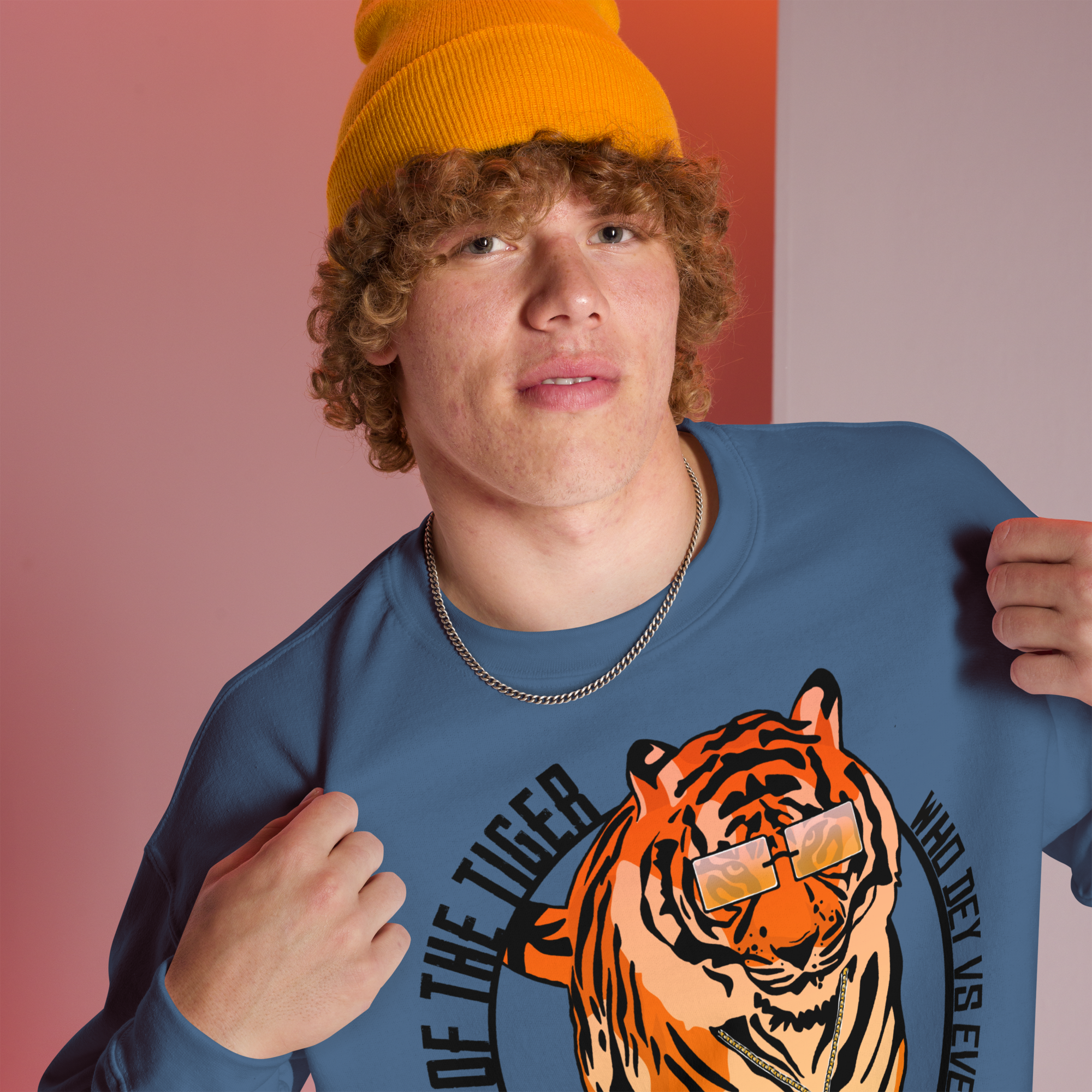 Year of the Tiger: Who Dey Vs Everybody - Sweatshirt