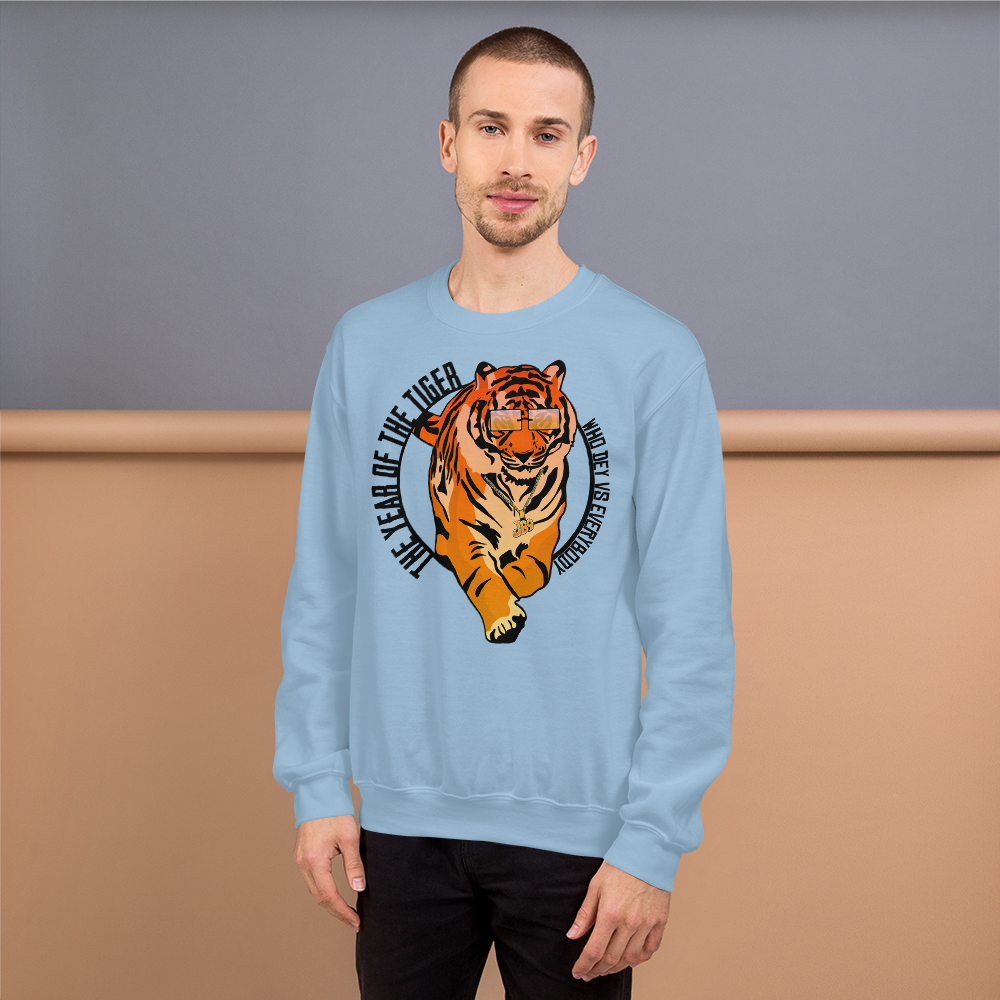 Year of the Tiger: Who Dey Vs Everybody - Sweatshirt