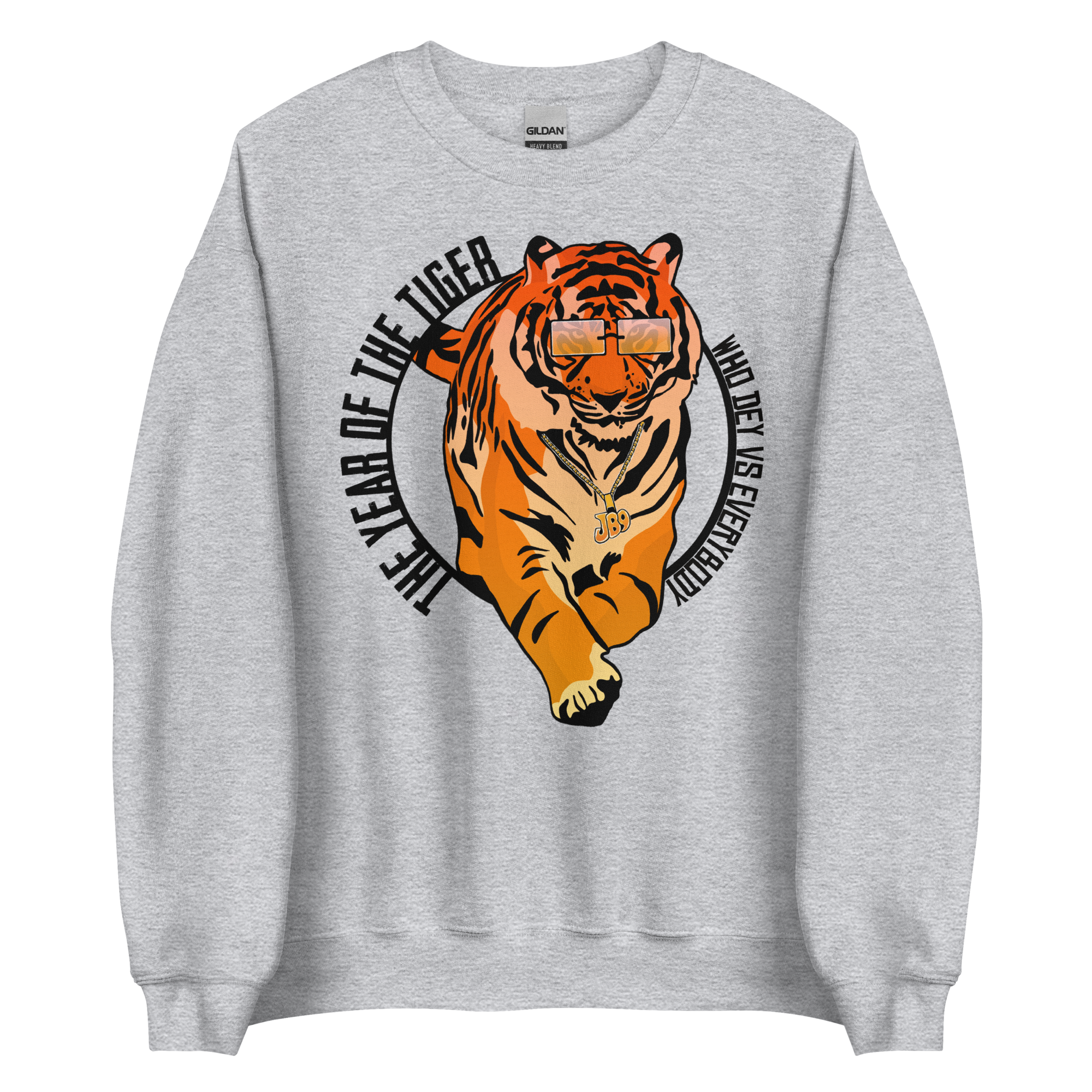 Year of the Tiger: Who Dey Vs Everybody - Sweatshirt
