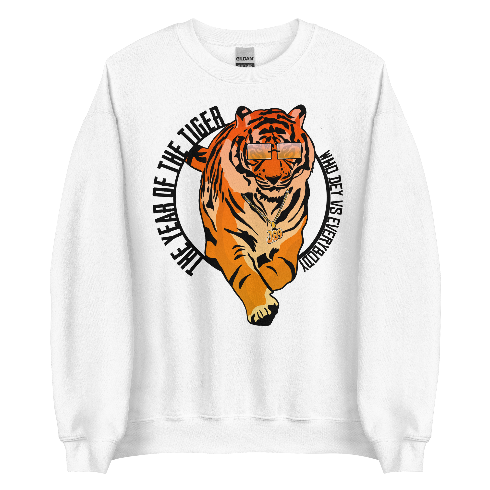 Year of the Tiger: Who Dey Vs Everybody - Sweatshirt