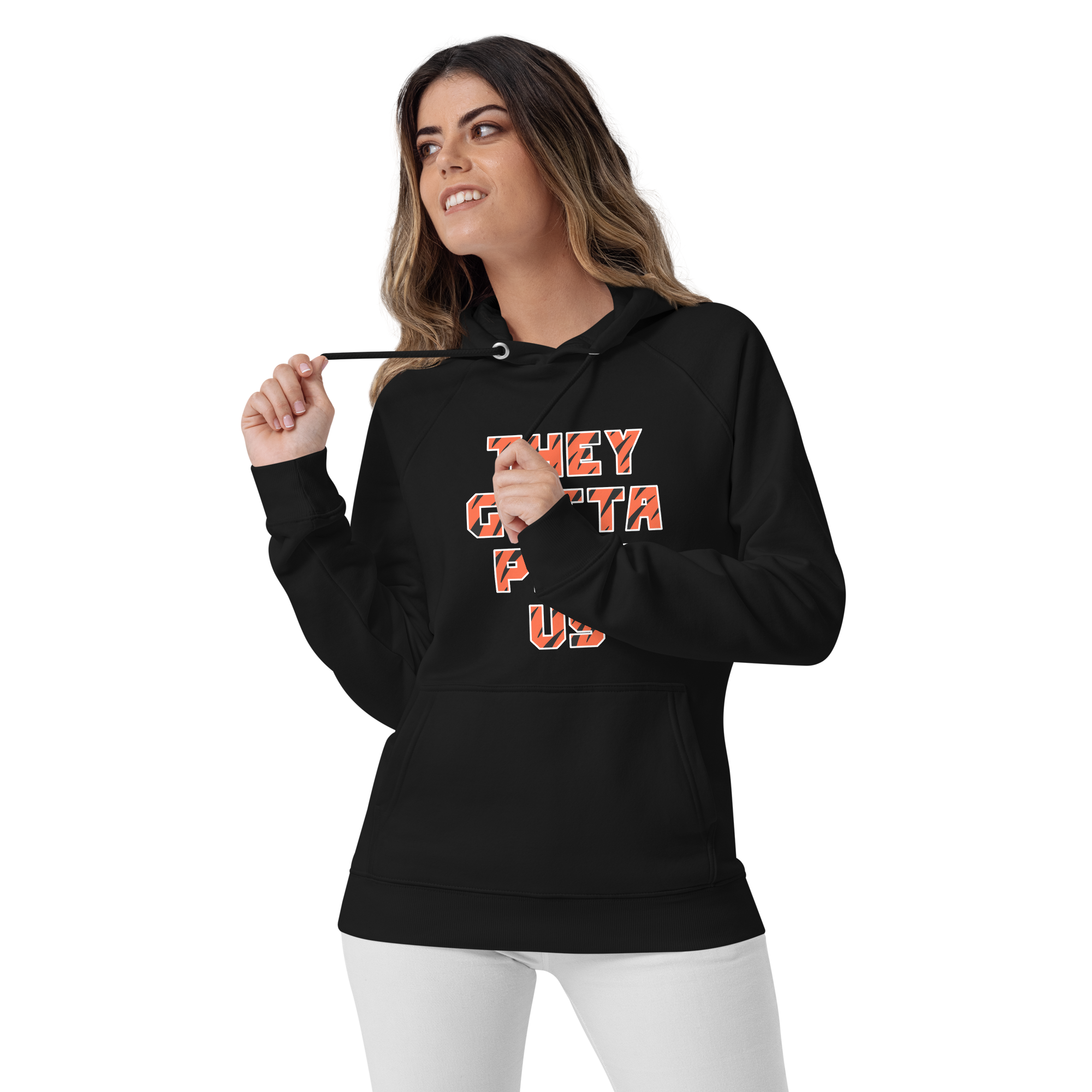 They Gotta Play US eco raglan hoodie