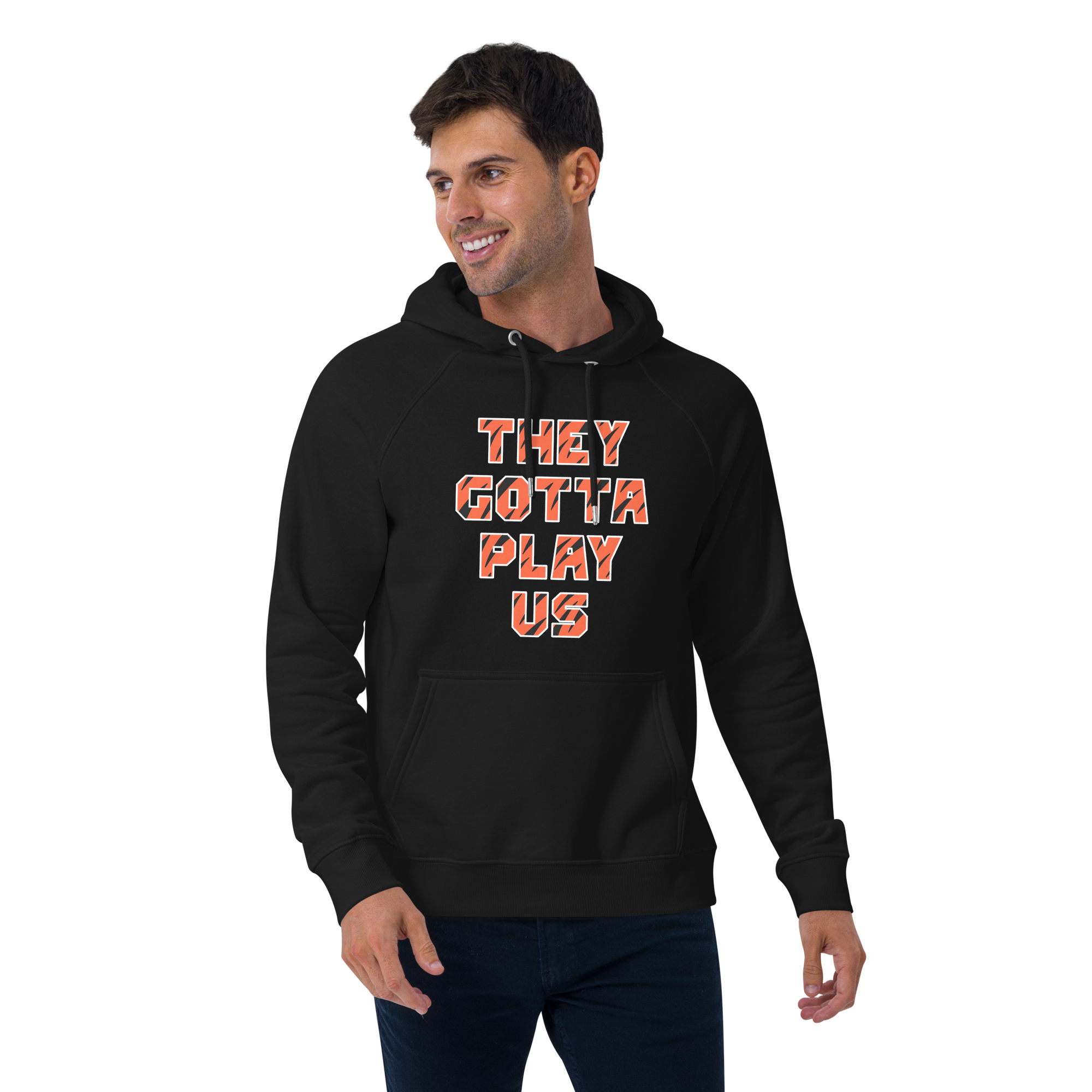 They Gotta Play US eco raglan hoodie