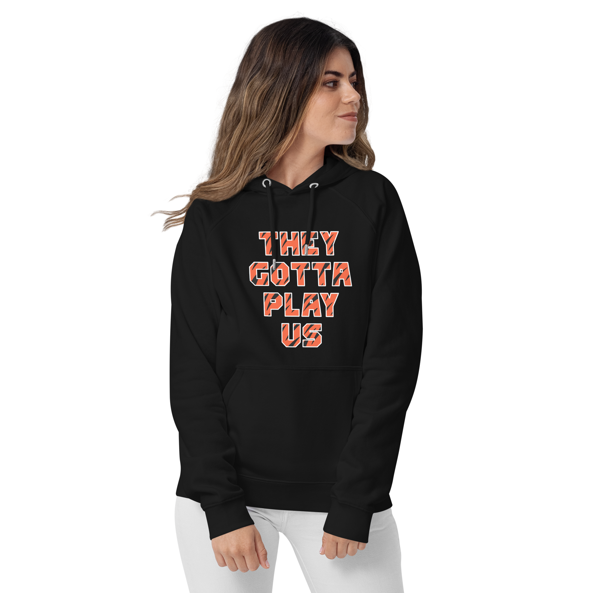 They Gotta Play US eco raglan hoodie