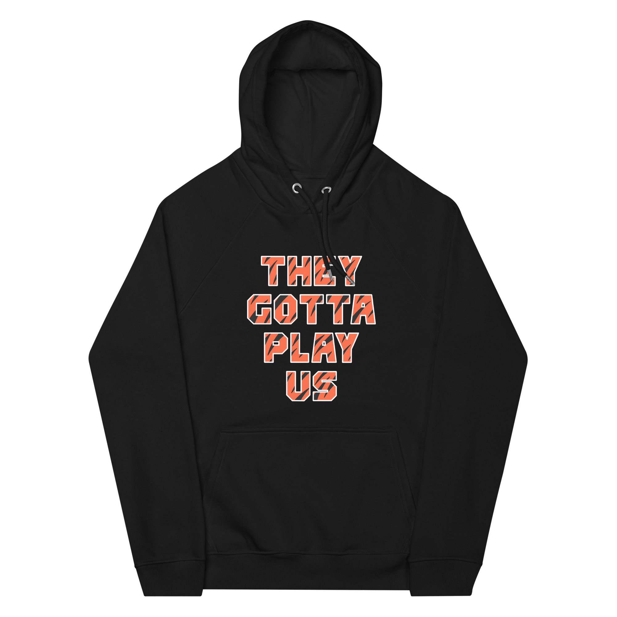 They Gotta Play US eco raglan hoodie