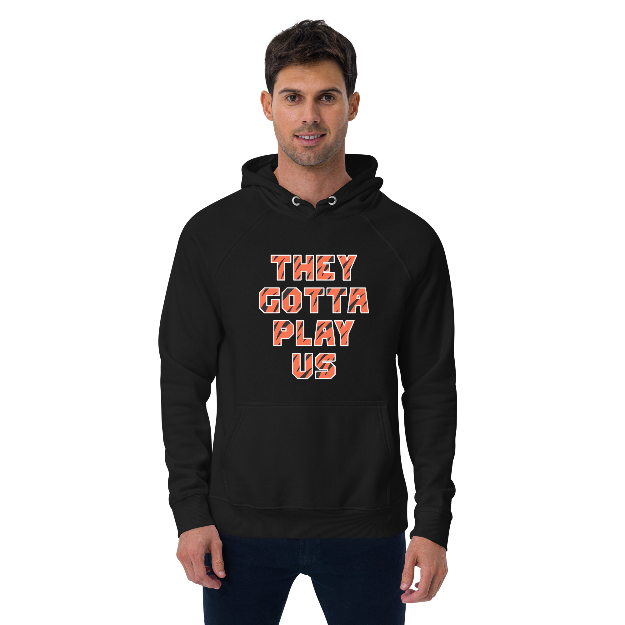 They Gotta Play US eco raglan hoodie