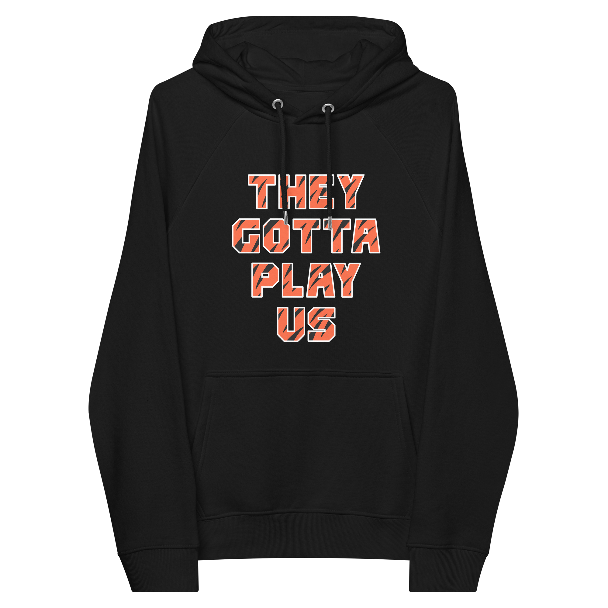 They Gotta Play US eco raglan hoodie