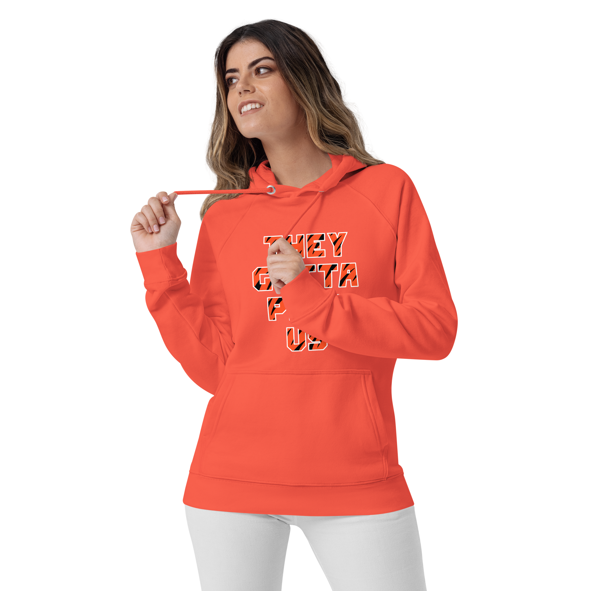 They Gotta Play US eco raglan hoodie