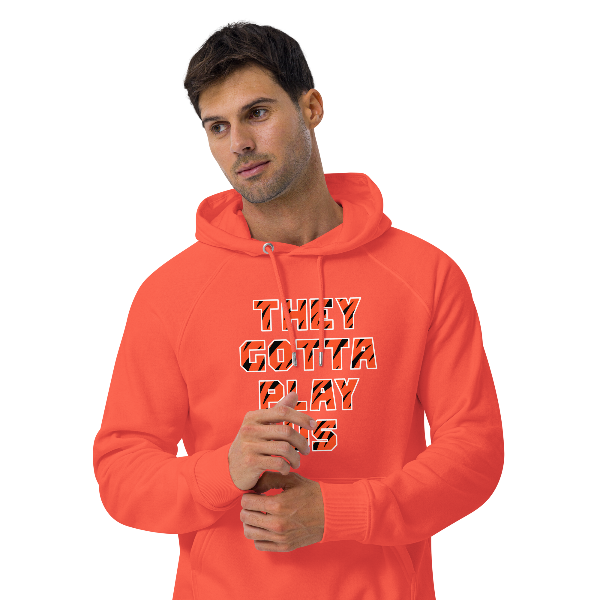 They Gotta Play US eco raglan hoodie