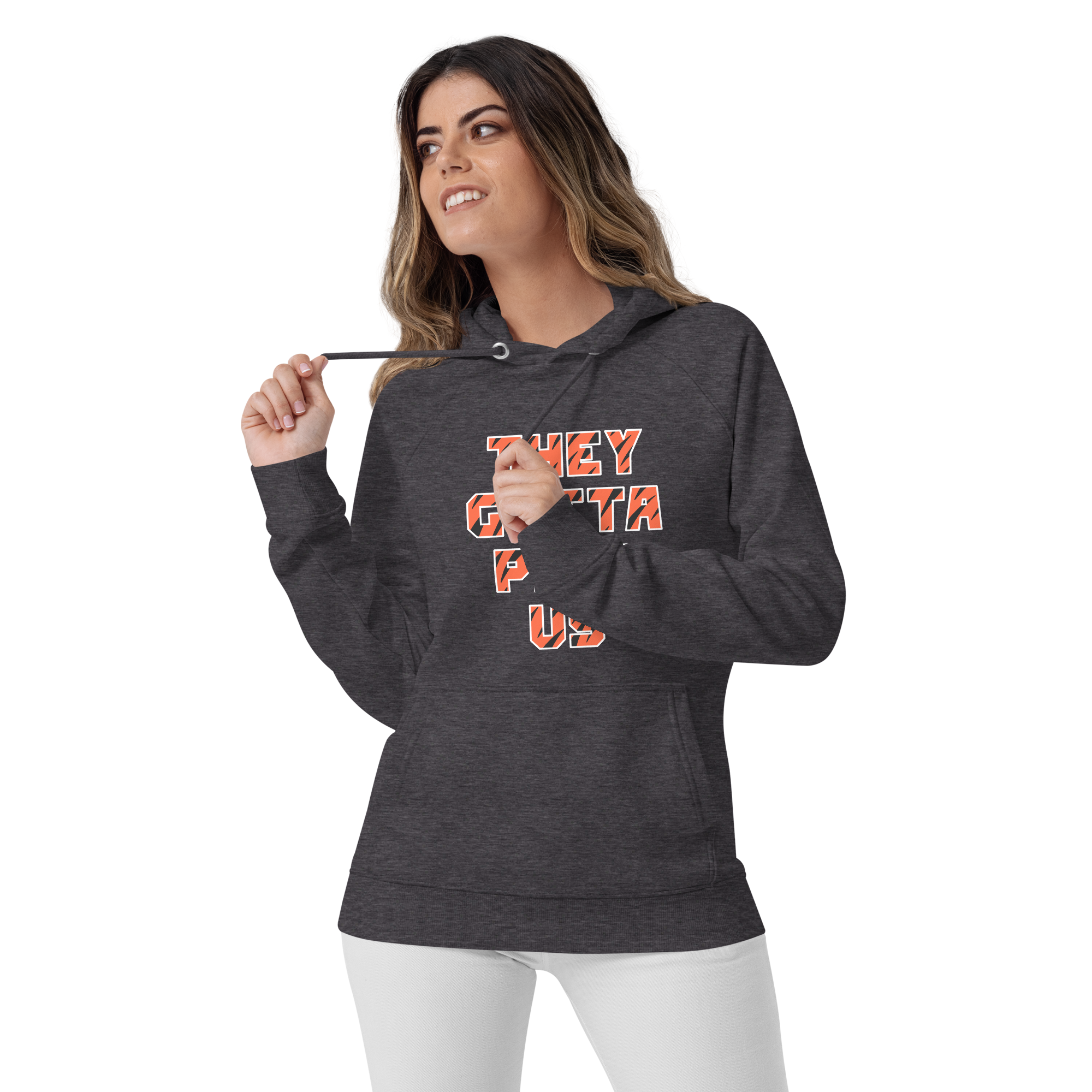 They Gotta Play US eco raglan hoodie