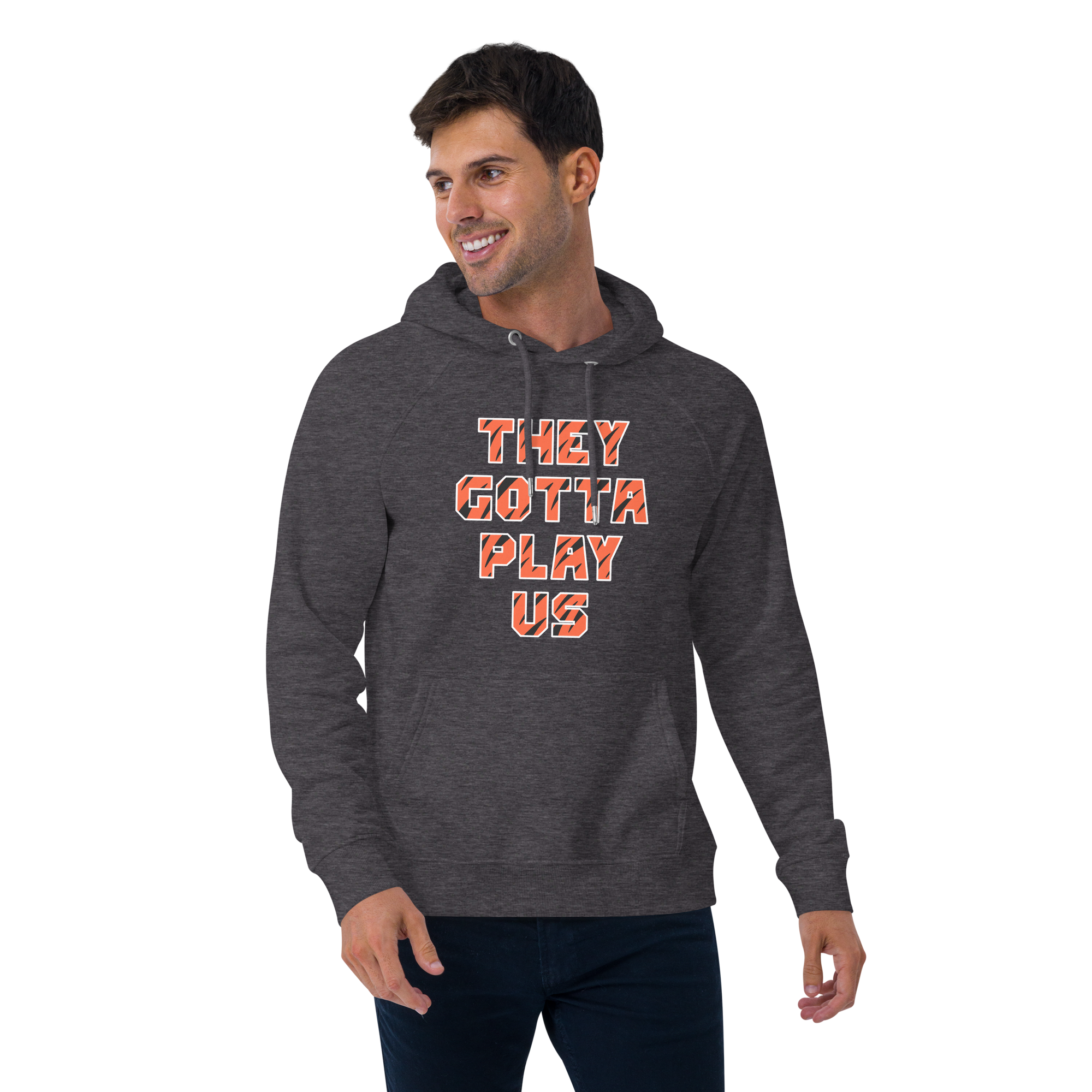 They Gotta Play US eco raglan hoodie