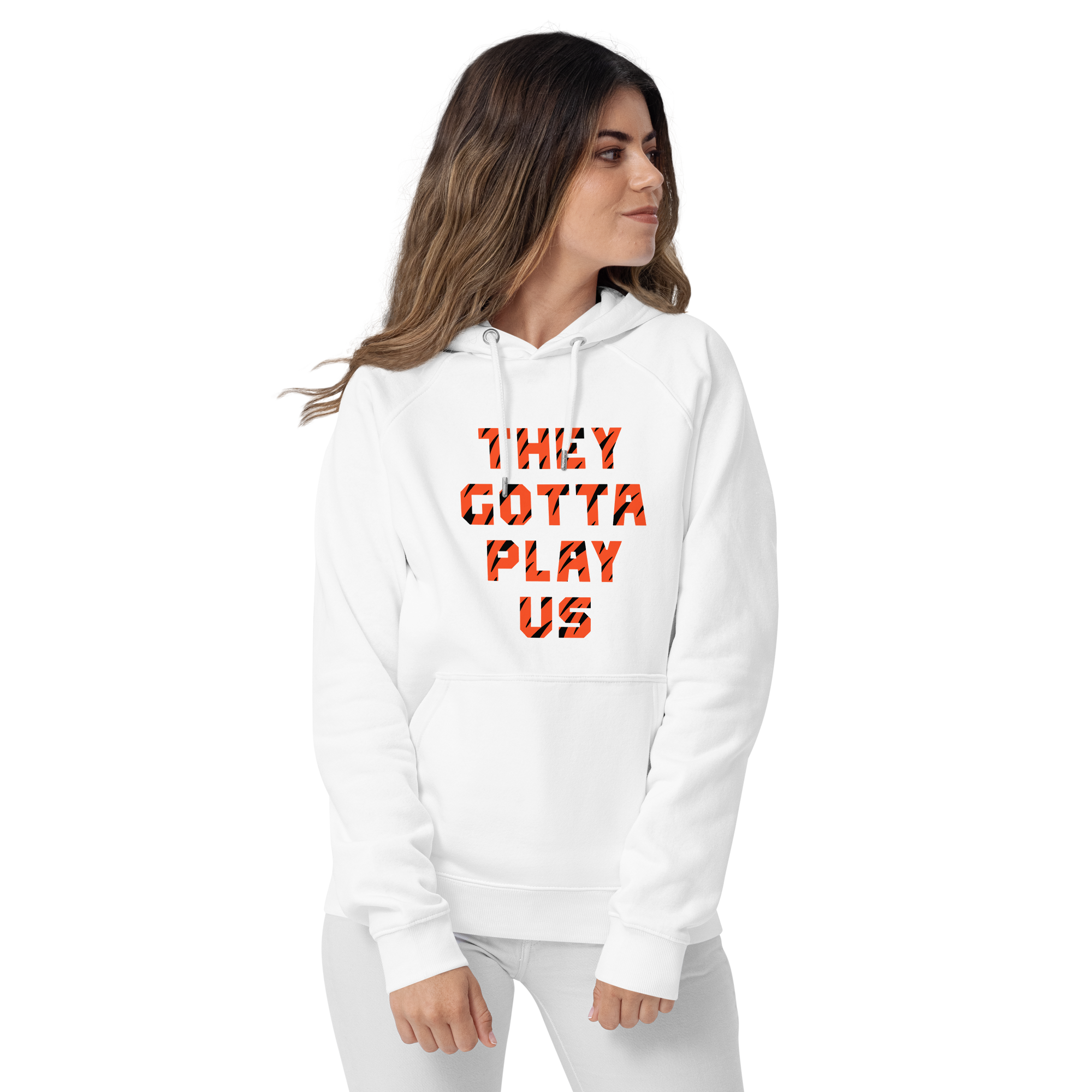 They Gotta Play US eco raglan hoodie