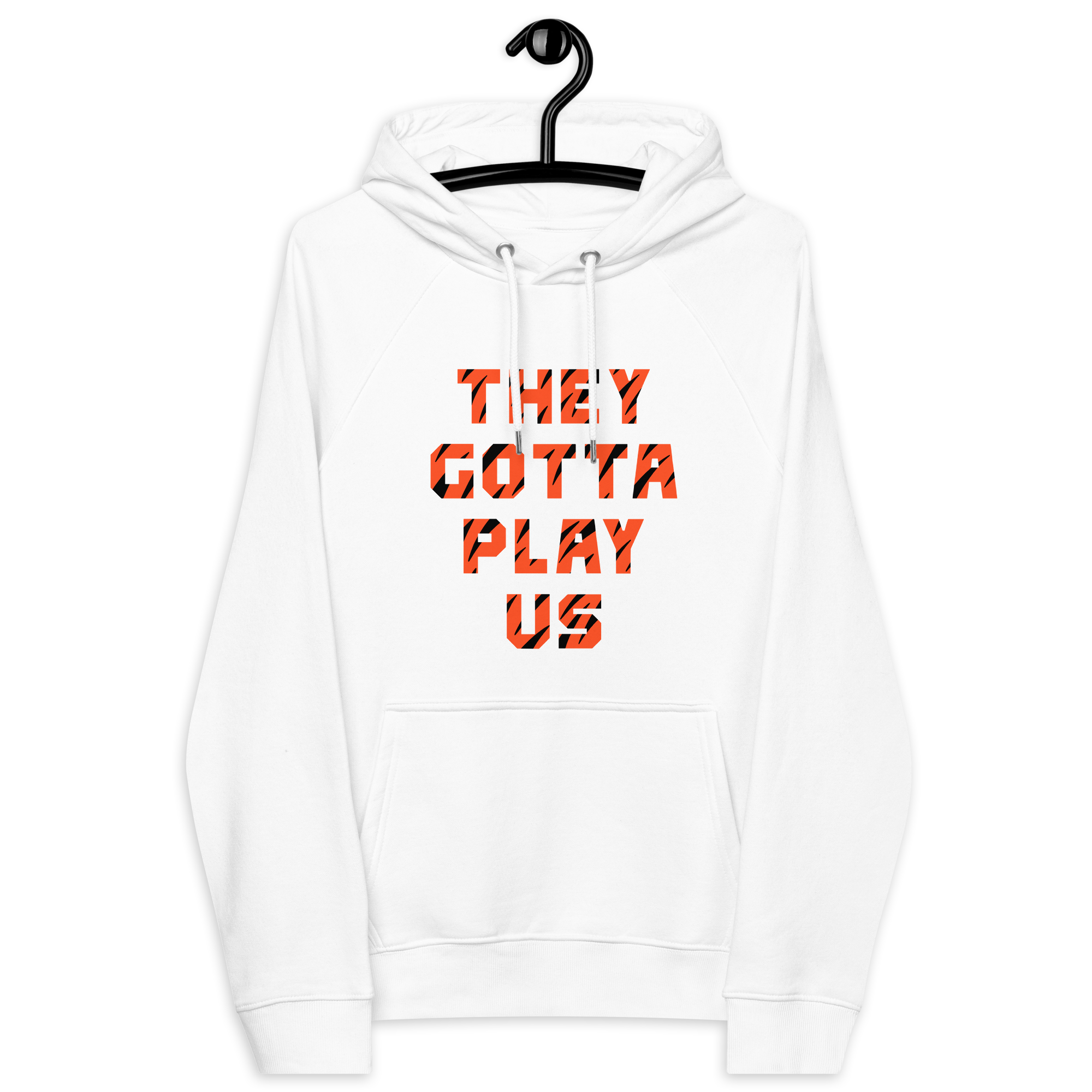 They Gotta Play US eco raglan hoodie