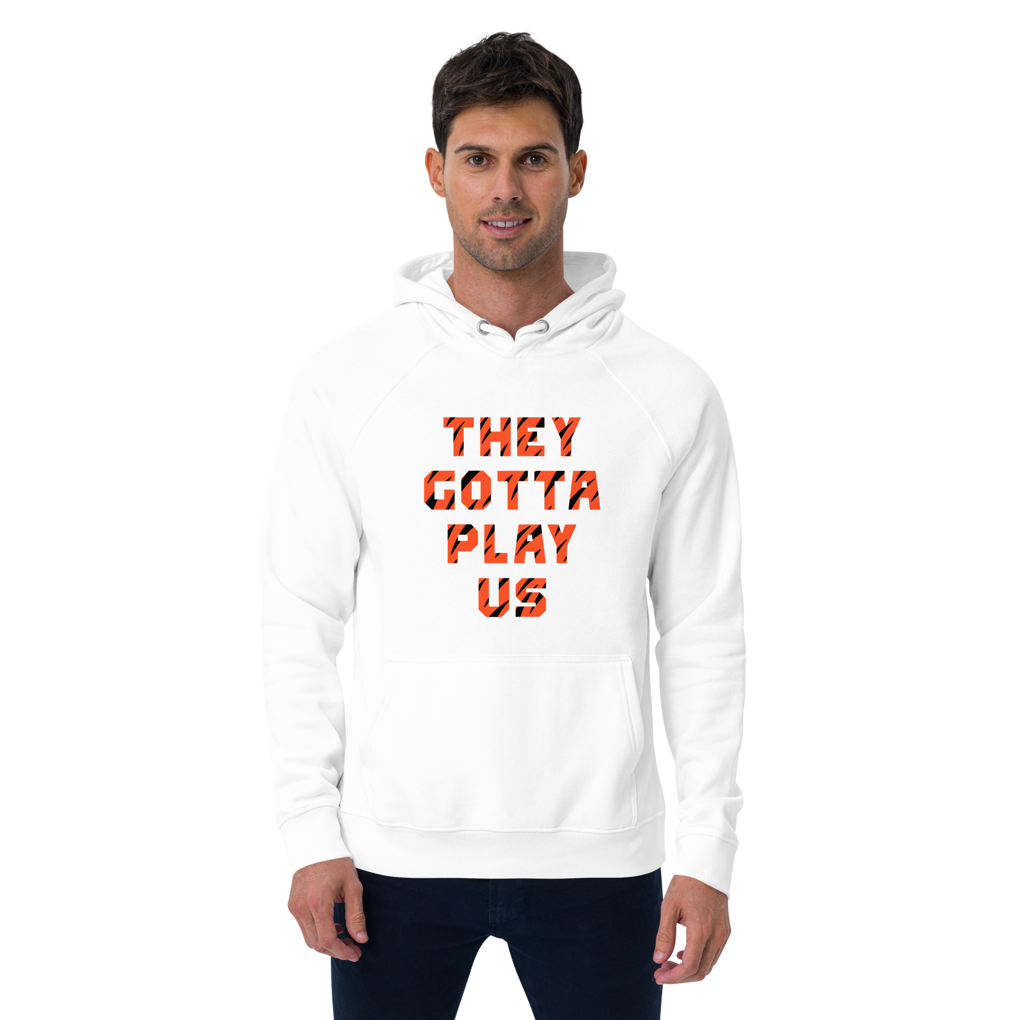 They Gotta Play US eco raglan hoodie