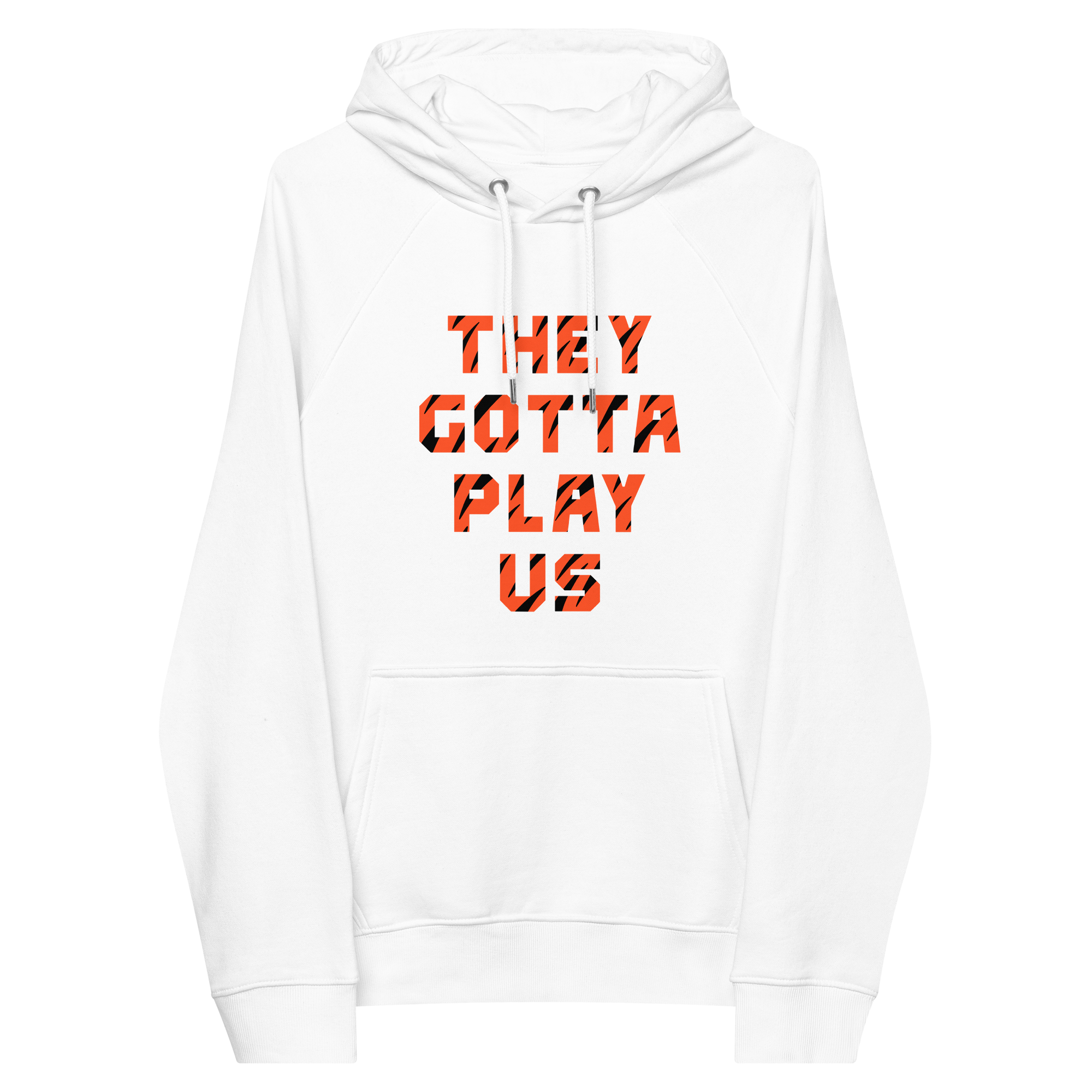 They Gotta Play US eco raglan hoodie