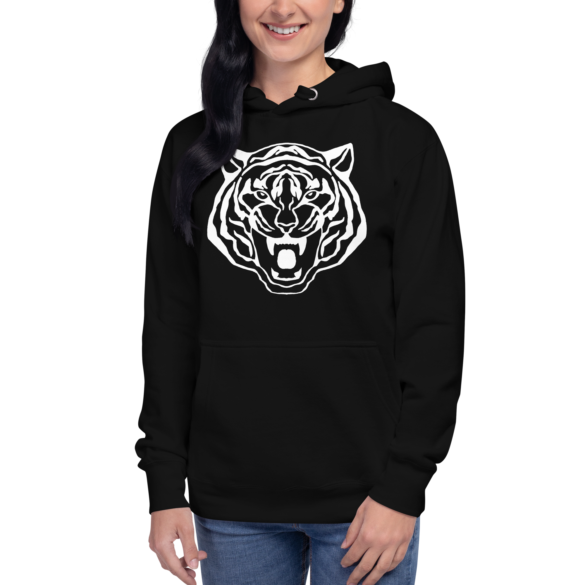 White Tiger Unisex Hoodie