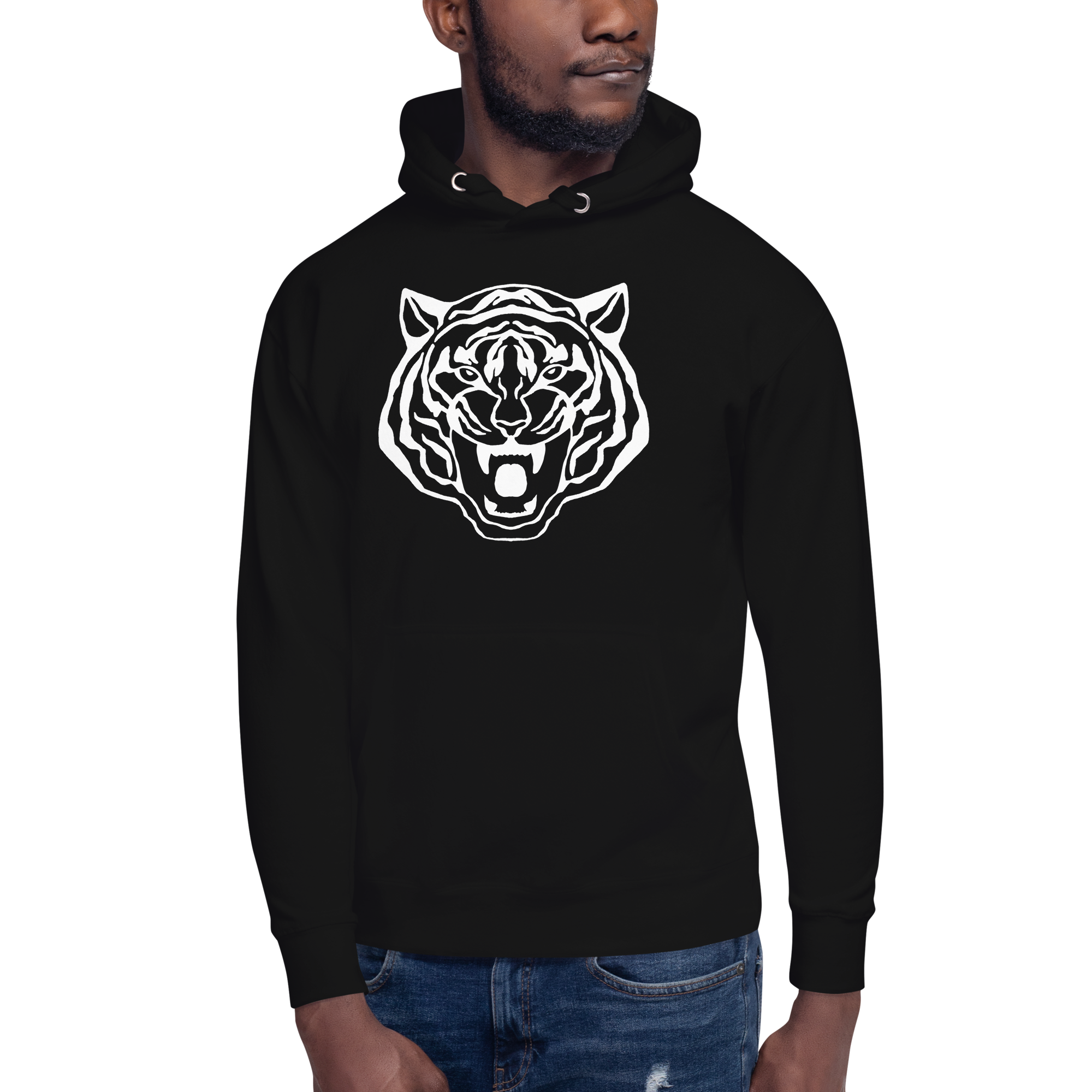 White Tiger Unisex Hoodie