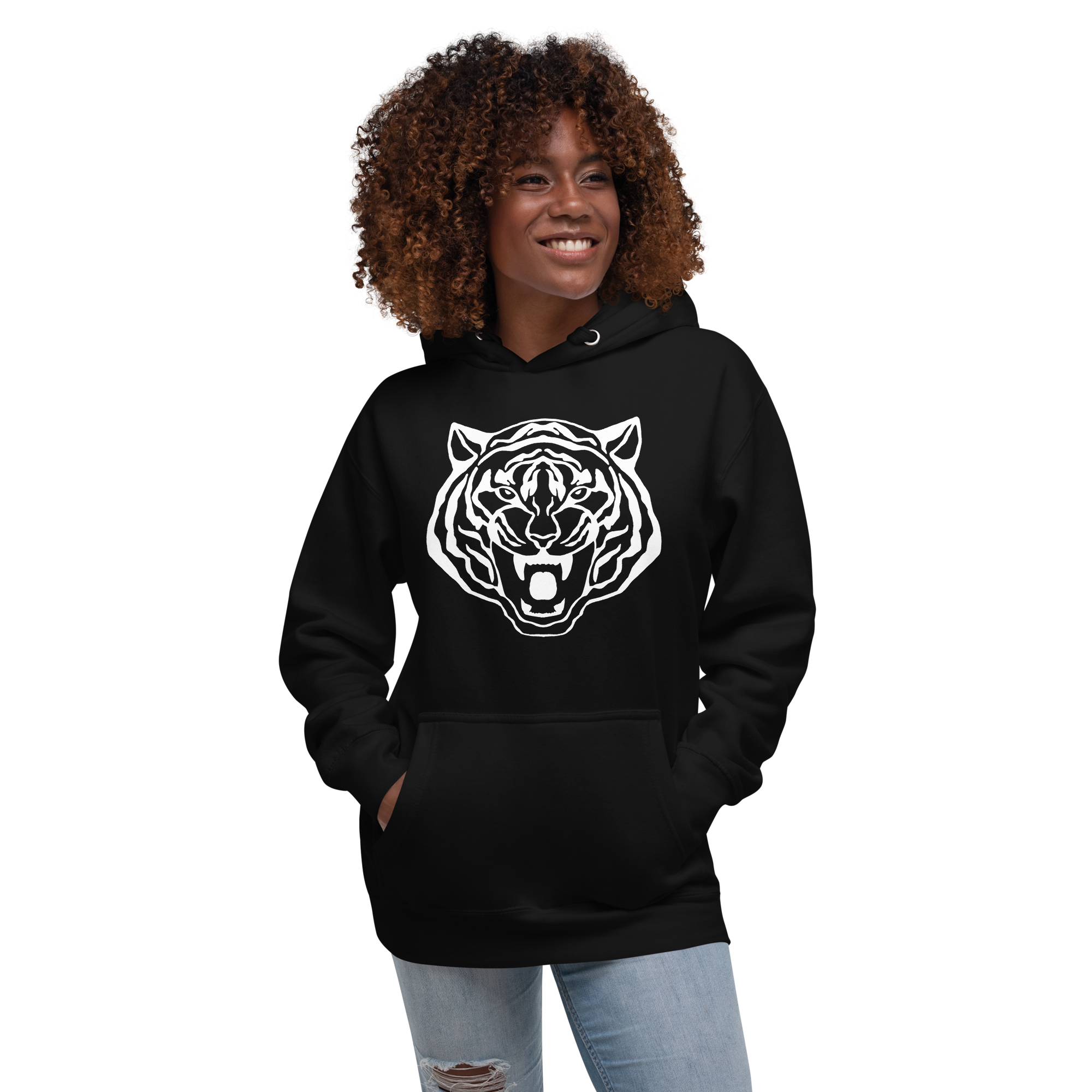 White Tiger Unisex Hoodie