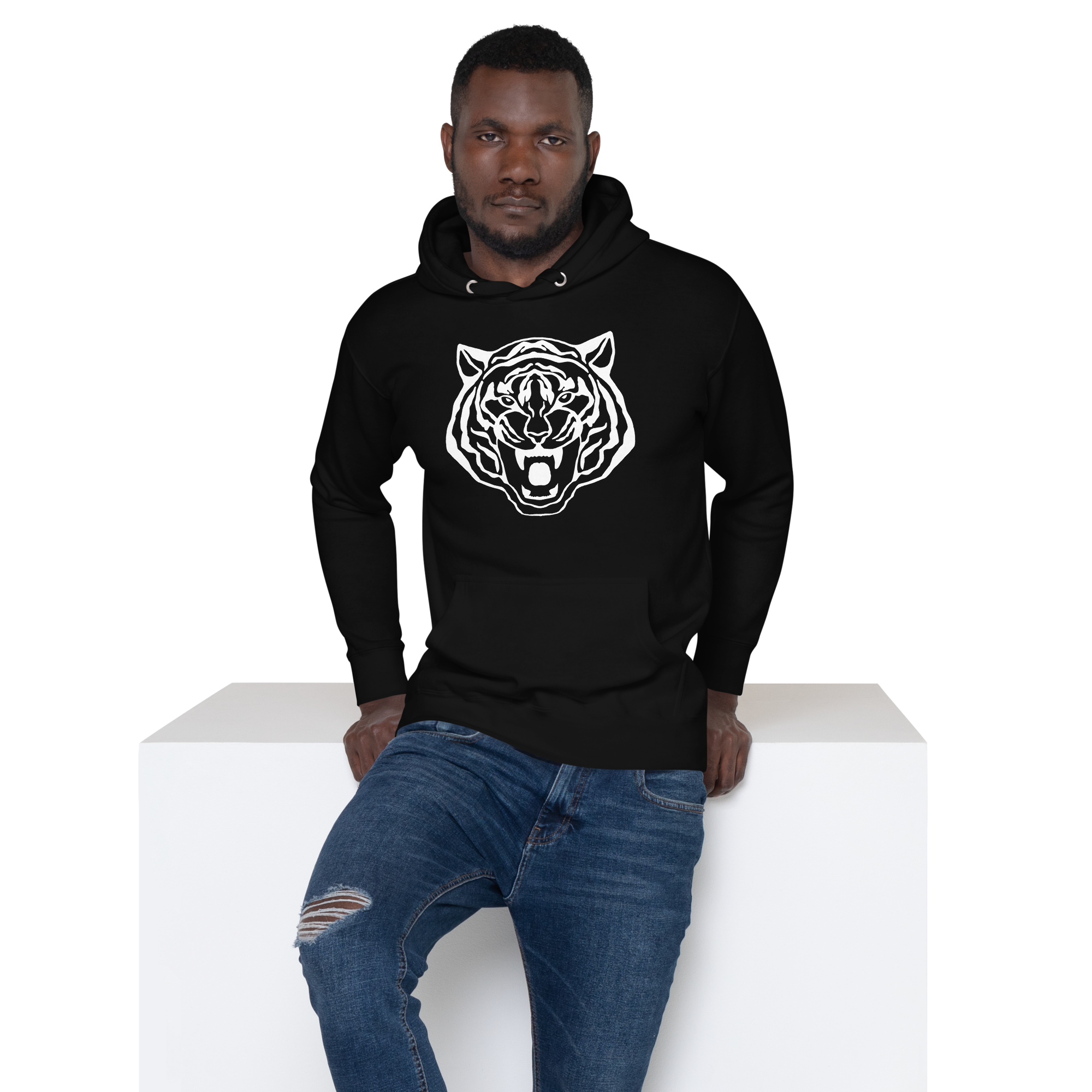 White Tiger Unisex Hoodie