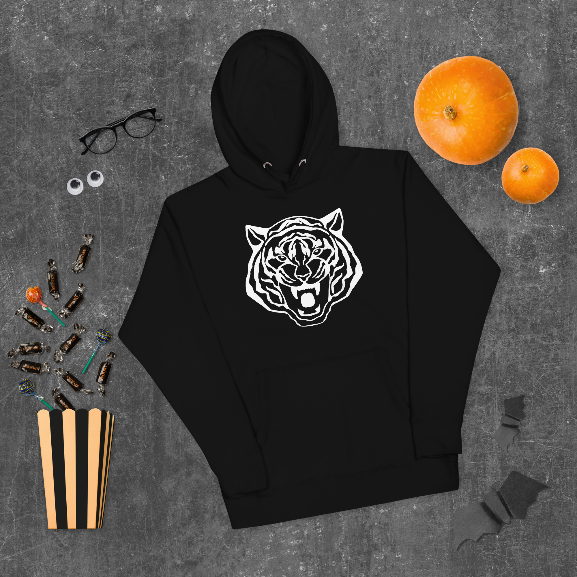 White Tiger Unisex Hoodie