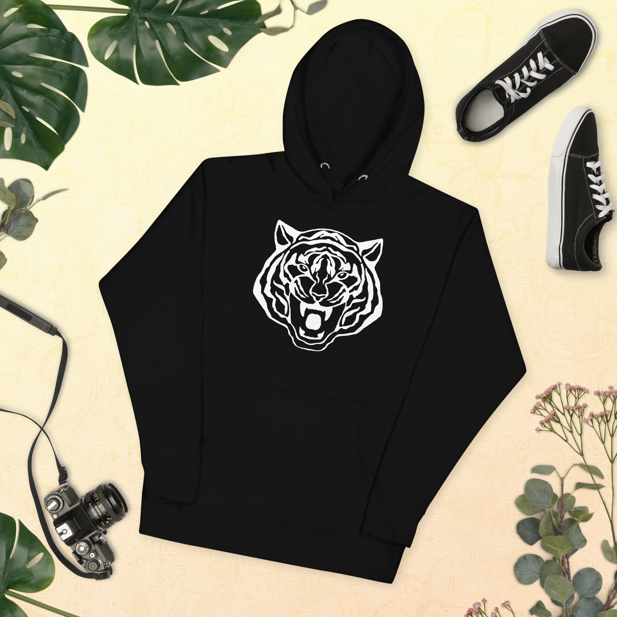 White Tiger Unisex Hoodie