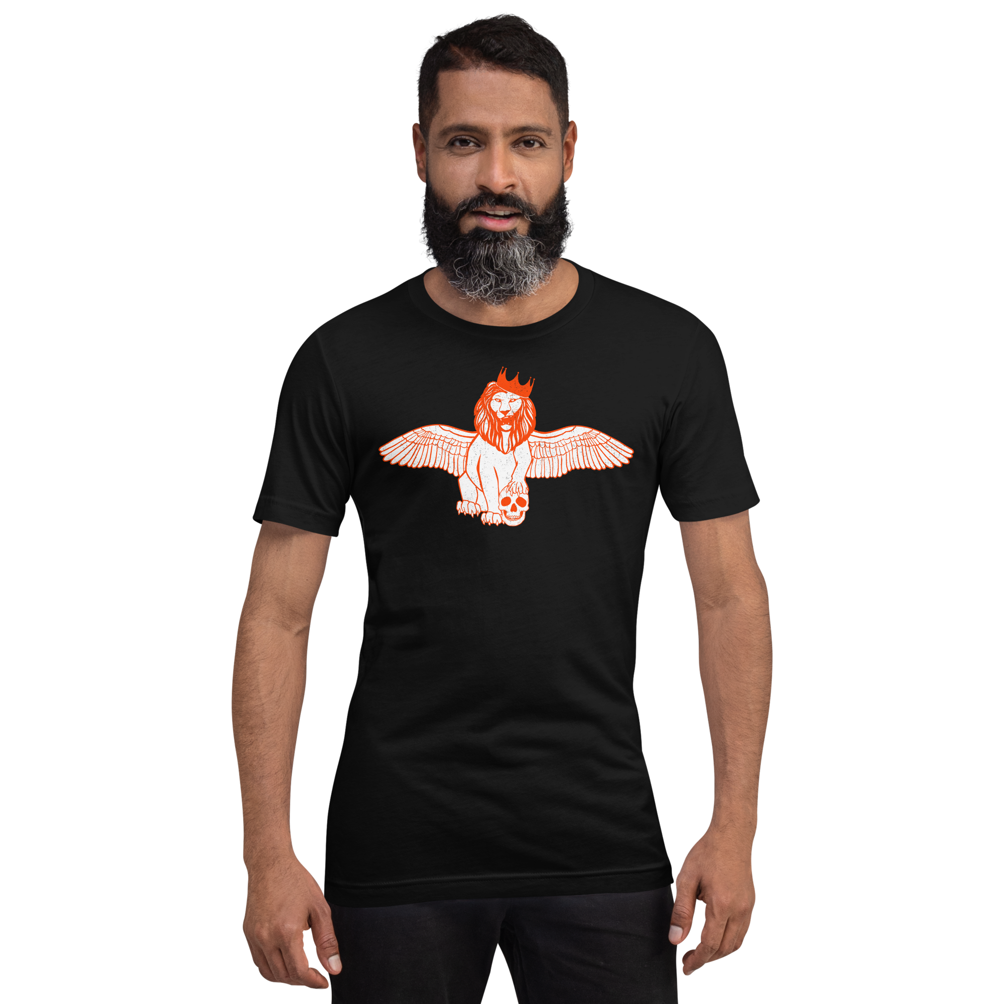 Winged Lion Soccer Skull