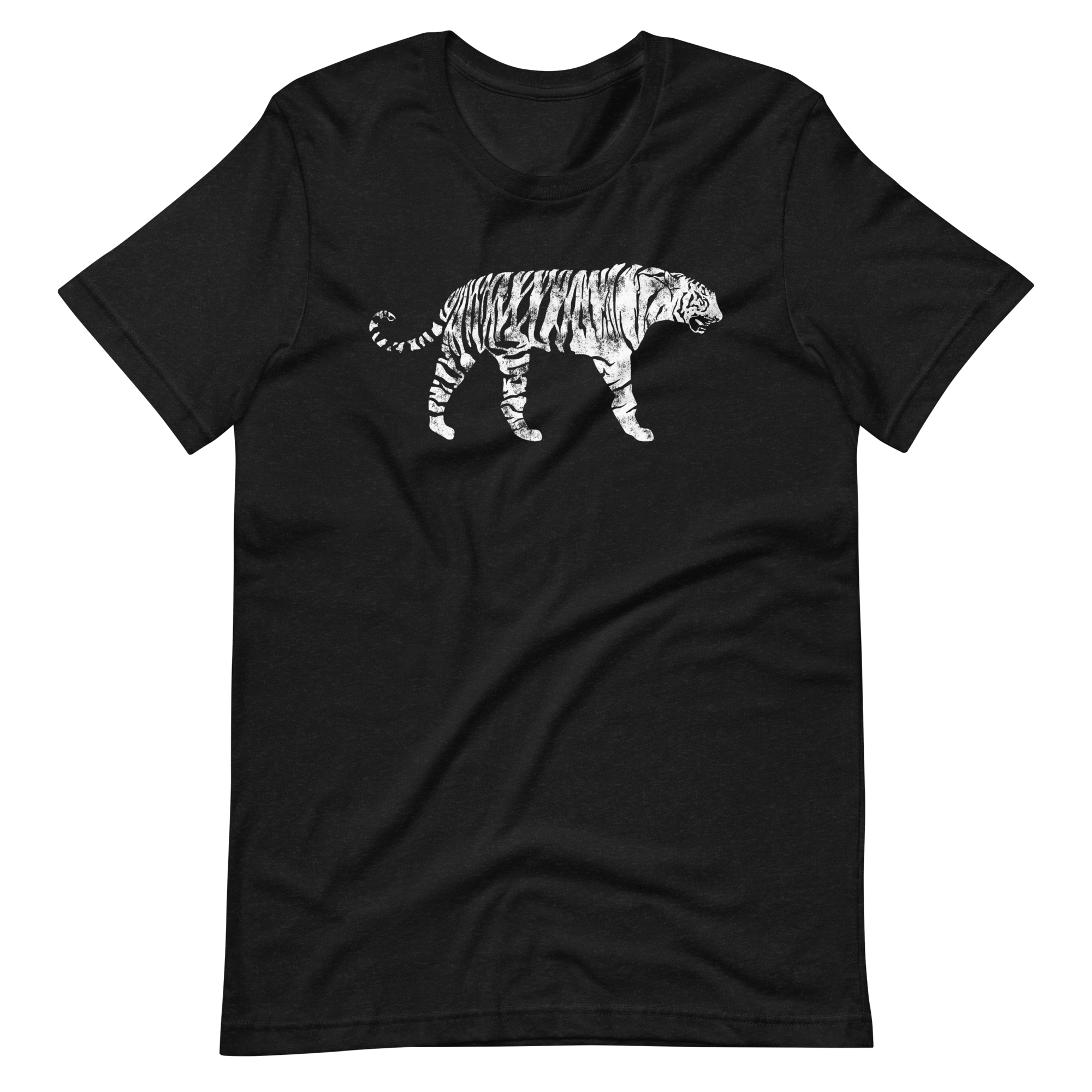 White Bengal Tiger Vintage Print