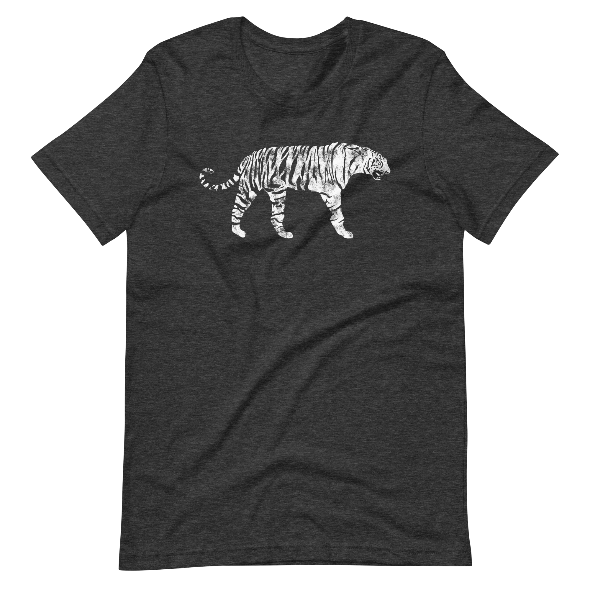 White Bengal Tiger Vintage Print