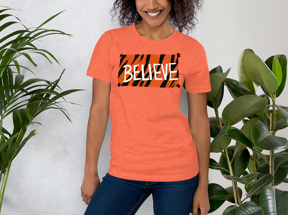 BELIEVE Tiger Stripes