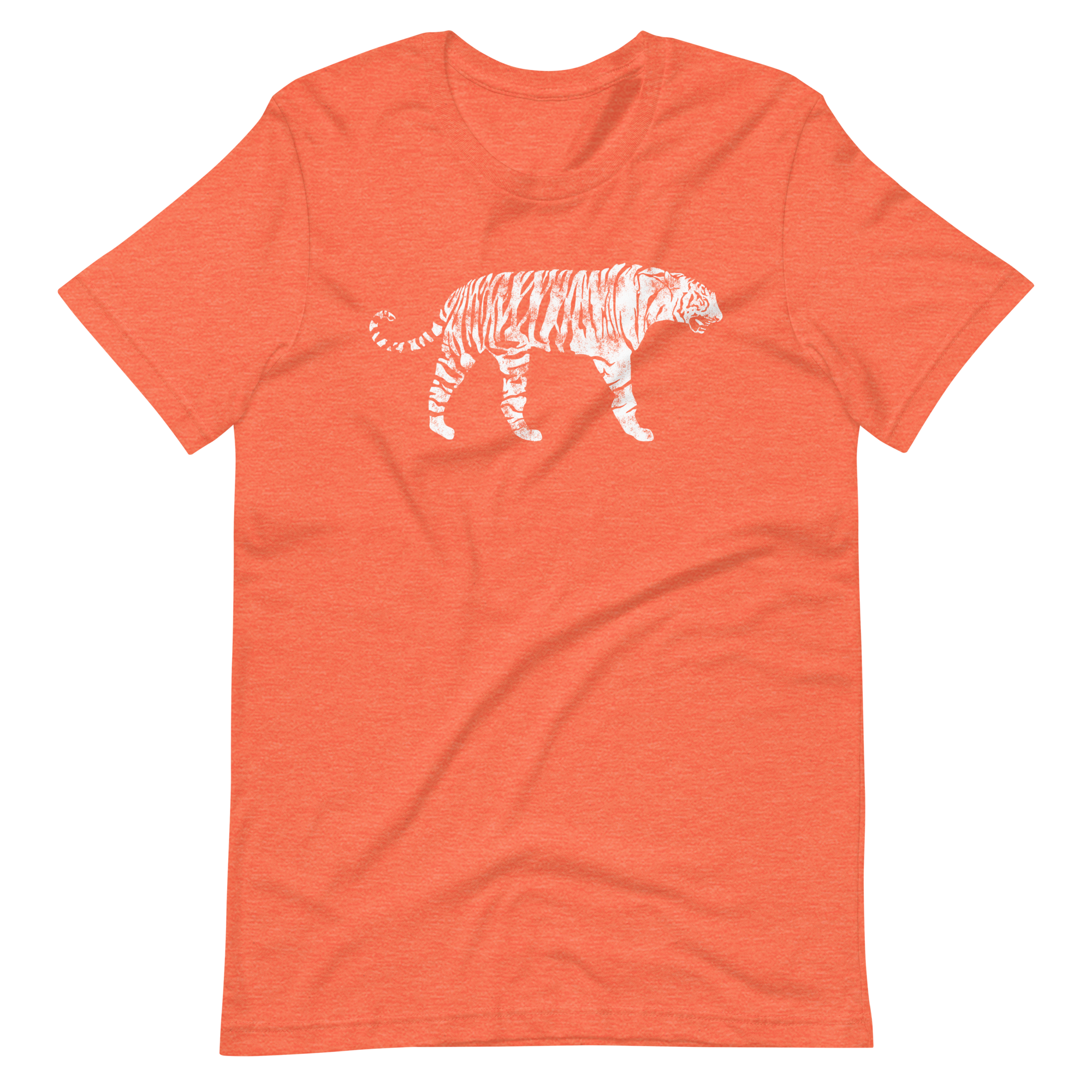 White Bengal Tiger Vintage Print