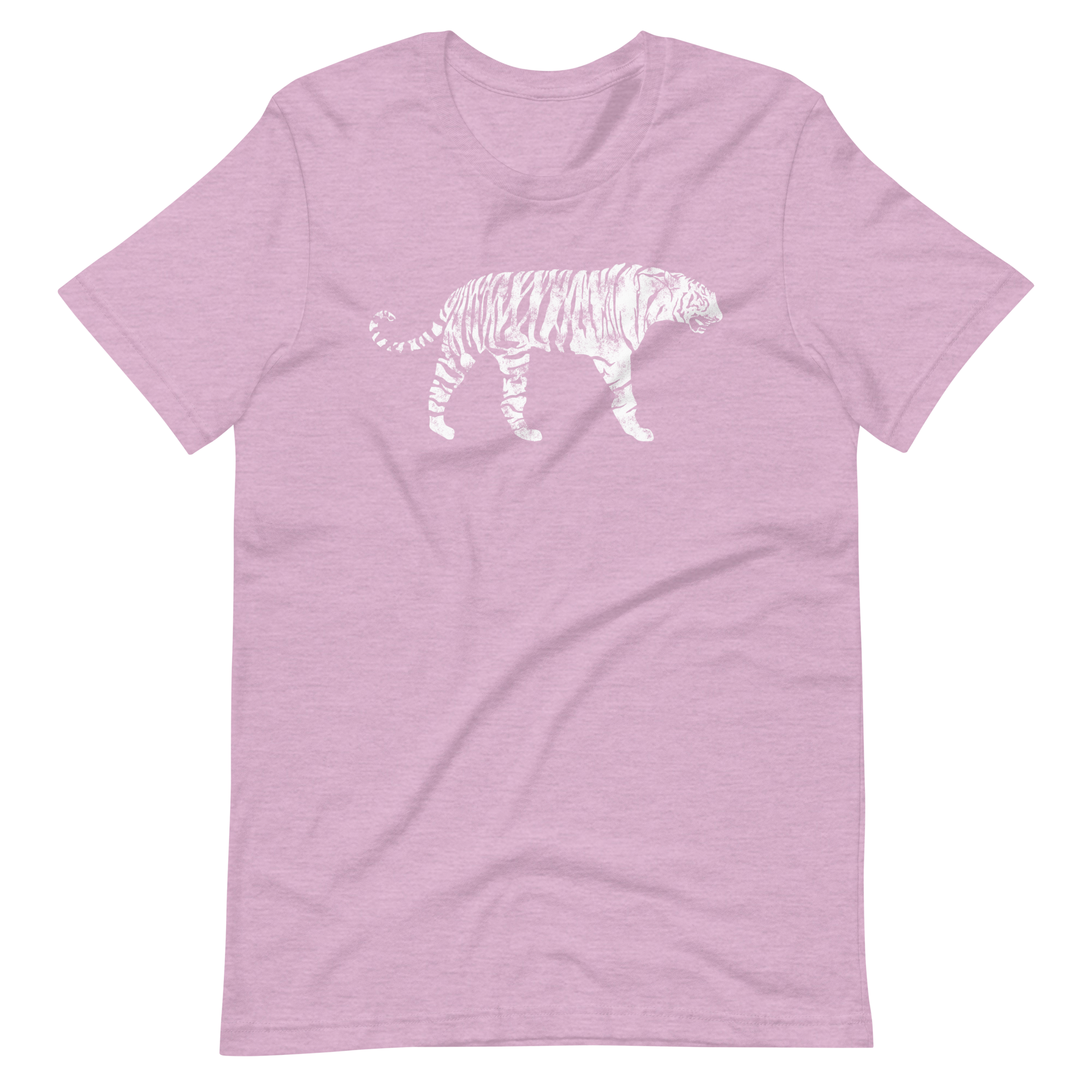 White Bengal Tiger Vintage Print