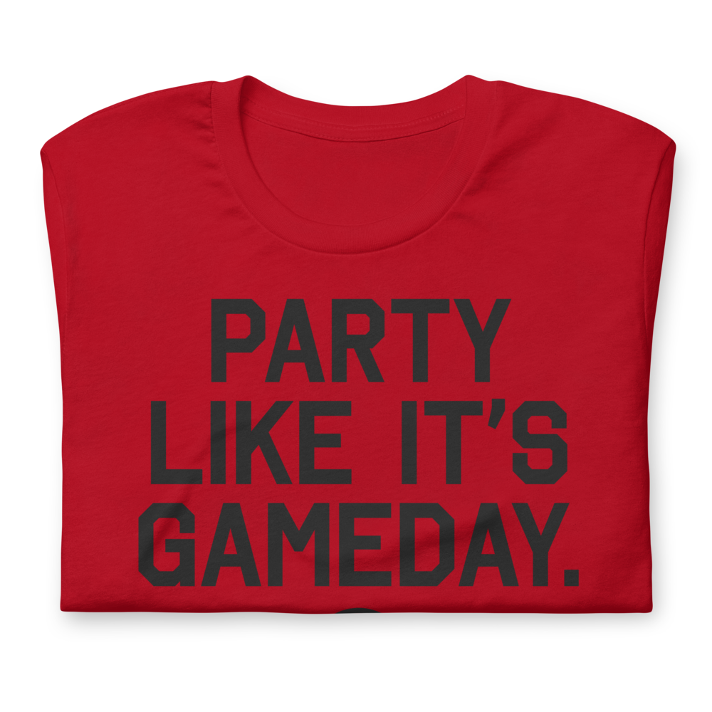 Party Like It's Gameday. (Football)